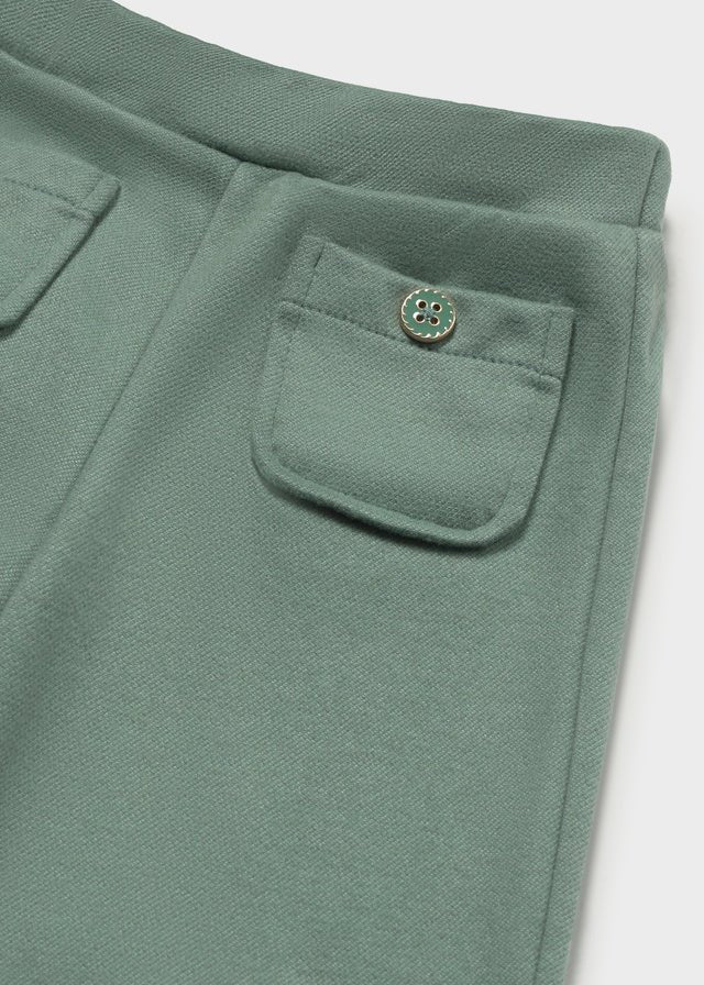 Pantalone in Cotone Caldo Verde con Taschine Mayoral - dettaglio 1