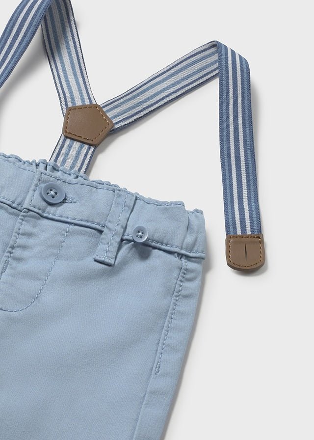 PANTALONE IN COTONE CIELO - Noi da piccoli