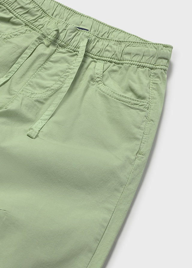 PANTALONE IN COTONE VERDE - Noi da piccoli