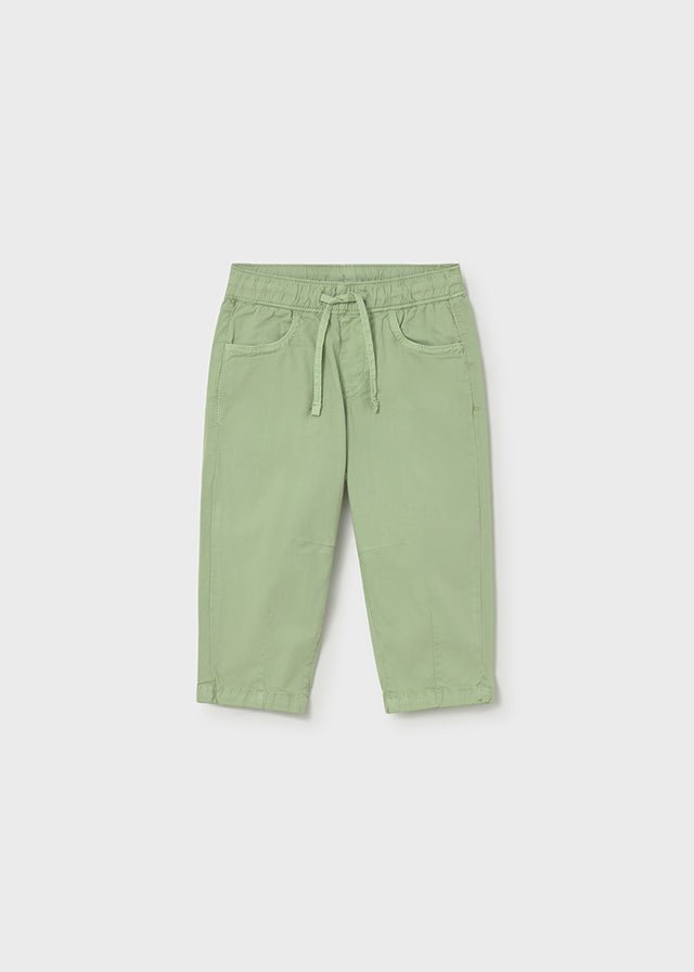 PANTALONE IN COTONE VERDE - Noi da piccoli