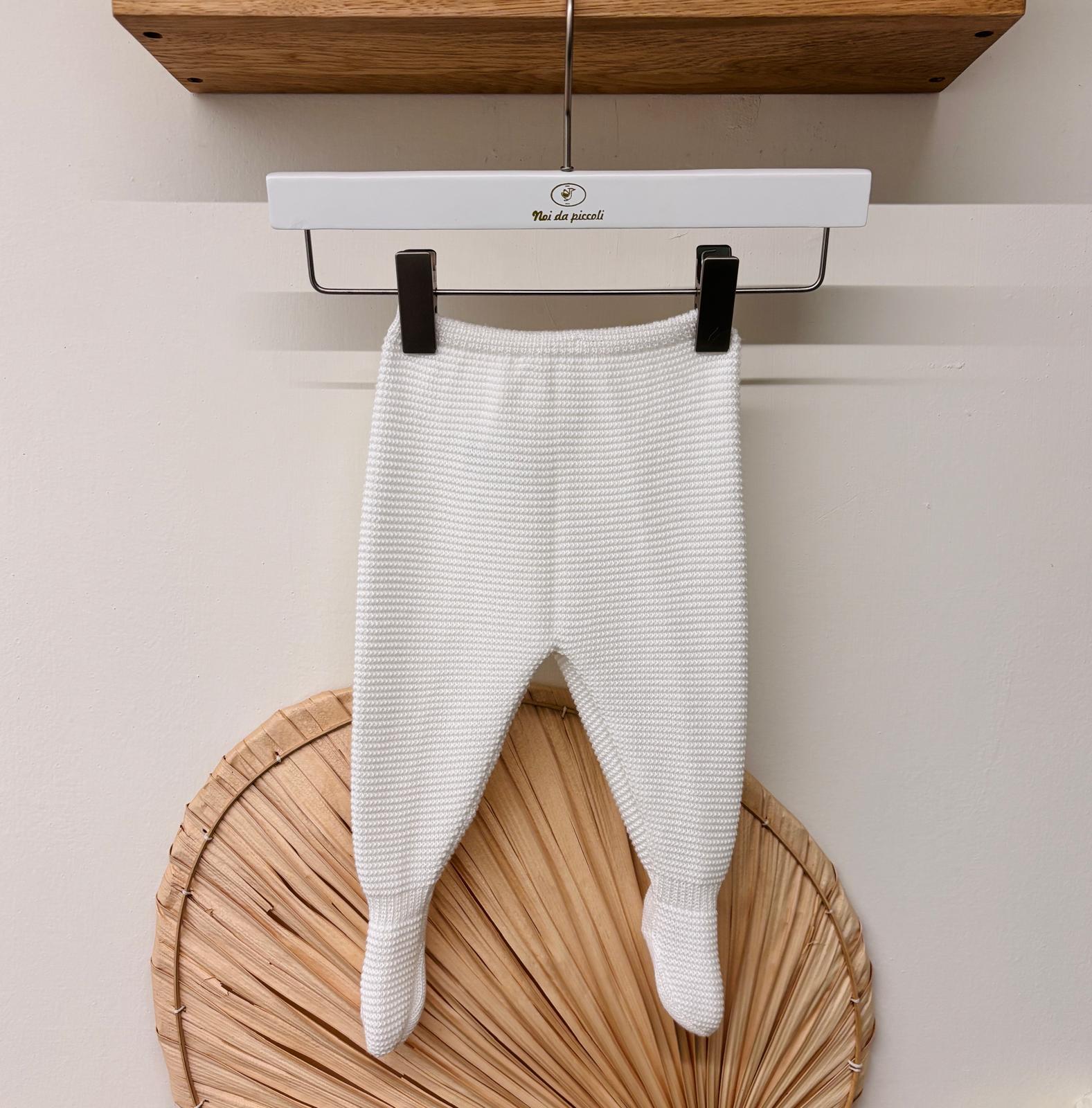 PANTALONE IN FILO BIANCO - Noi da piccoli