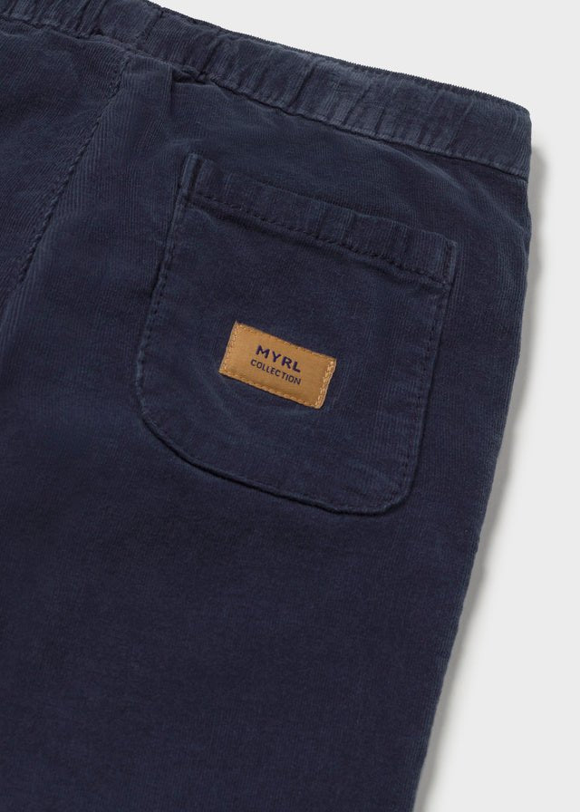 PANTALONE IN VELLUTO BLU - Noi da piccoli