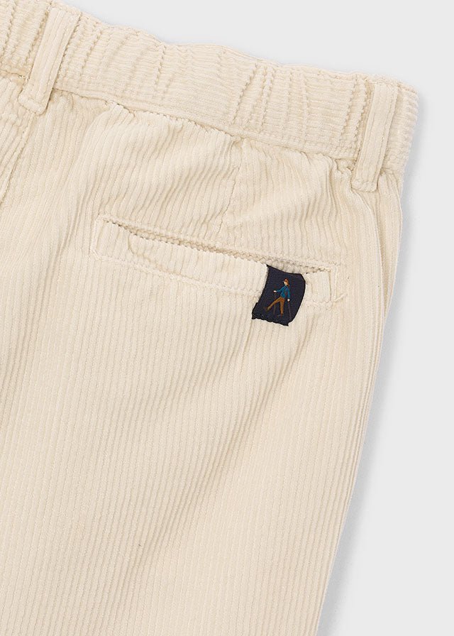 Pantalone in Velluto Crema Mayoral - dettaglio 1