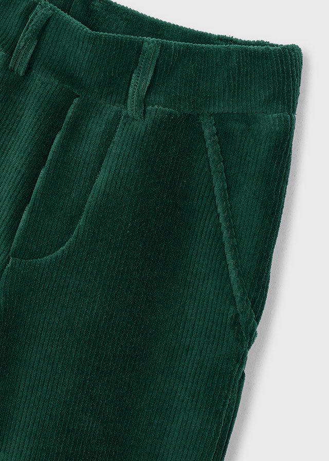 PANTALONE VERDE IN VELLUTO - Noi da piccoli
