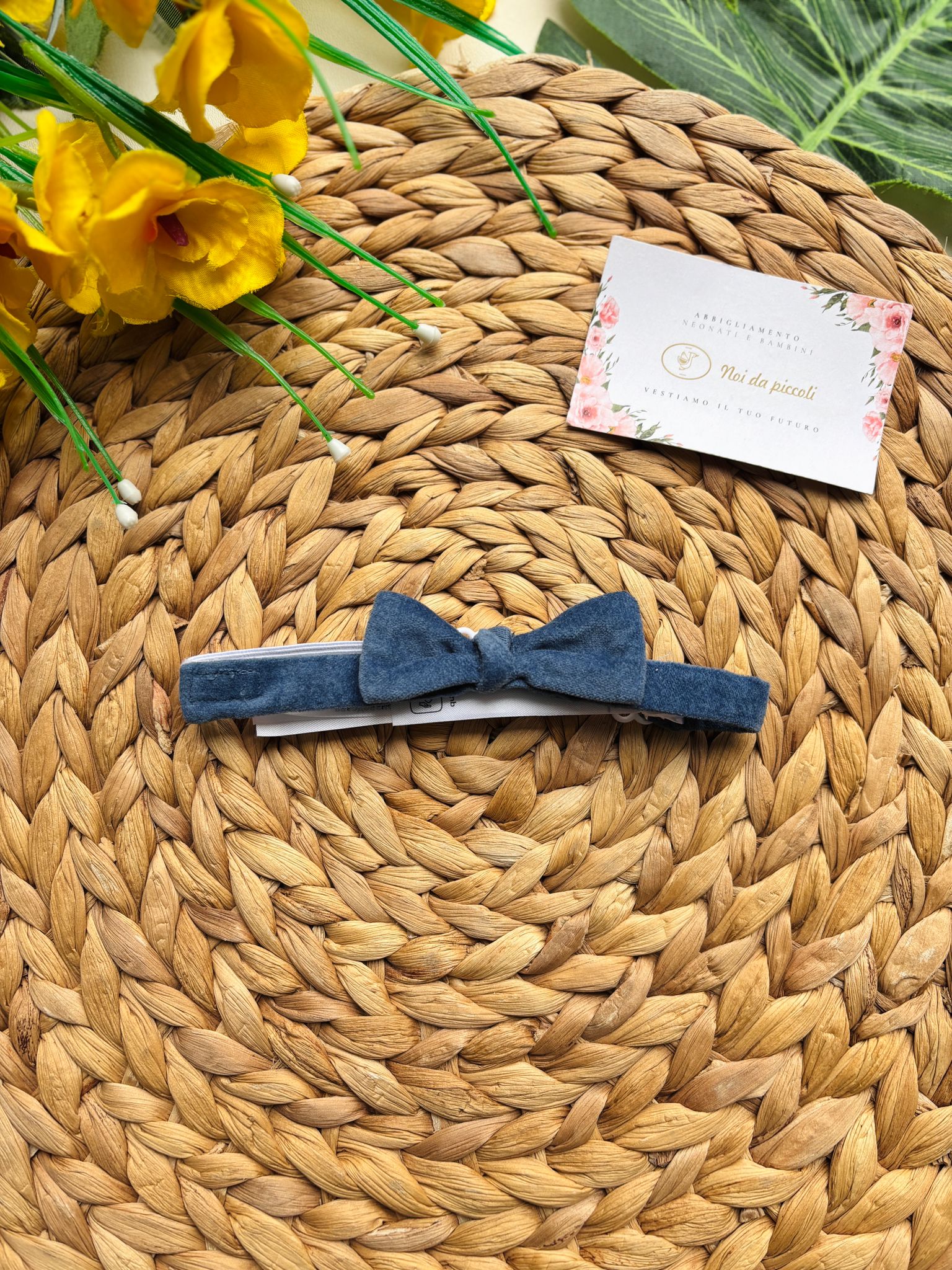 PAPILLON IN VELLUTINO CIELO - Noi da piccoli