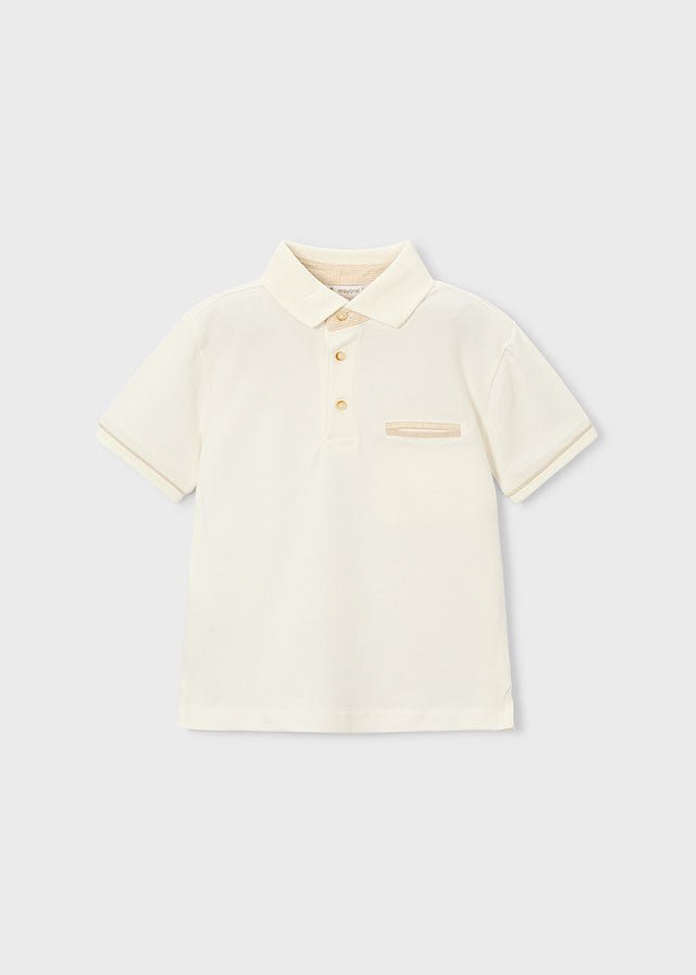 POLO IN COTONE CRUDO - Noi da piccoli