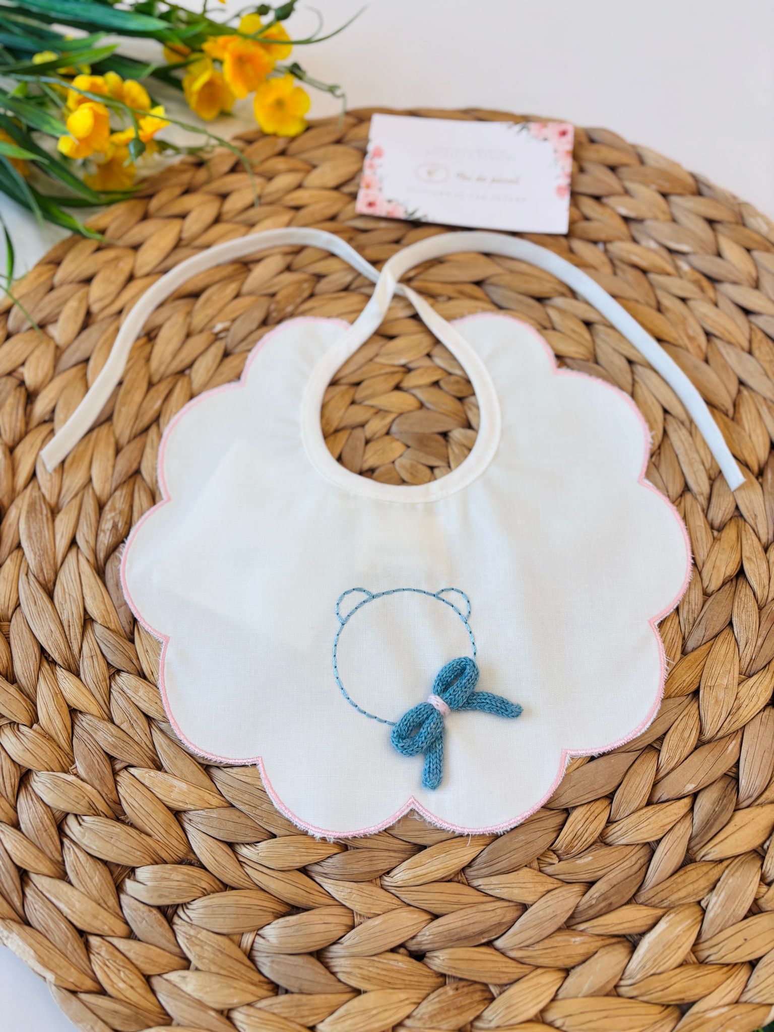BAVETTA 100 % COTONE ORSETTO OTTANIO