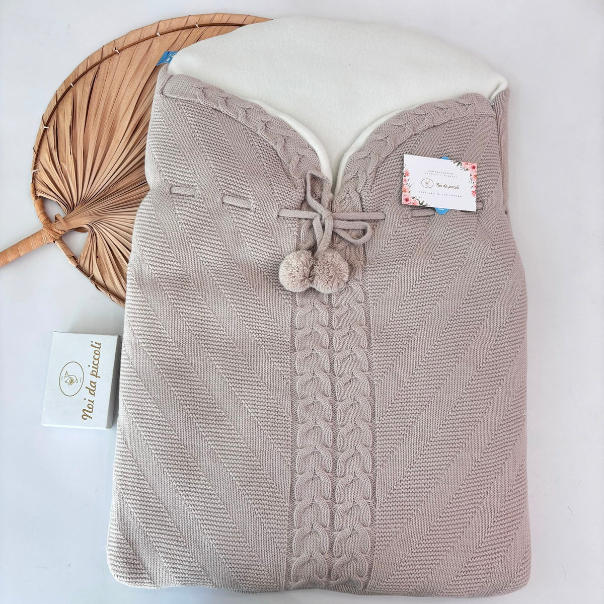 Sacco Nanna in Filato Caldo Beige Sardon - Noi da piccoli