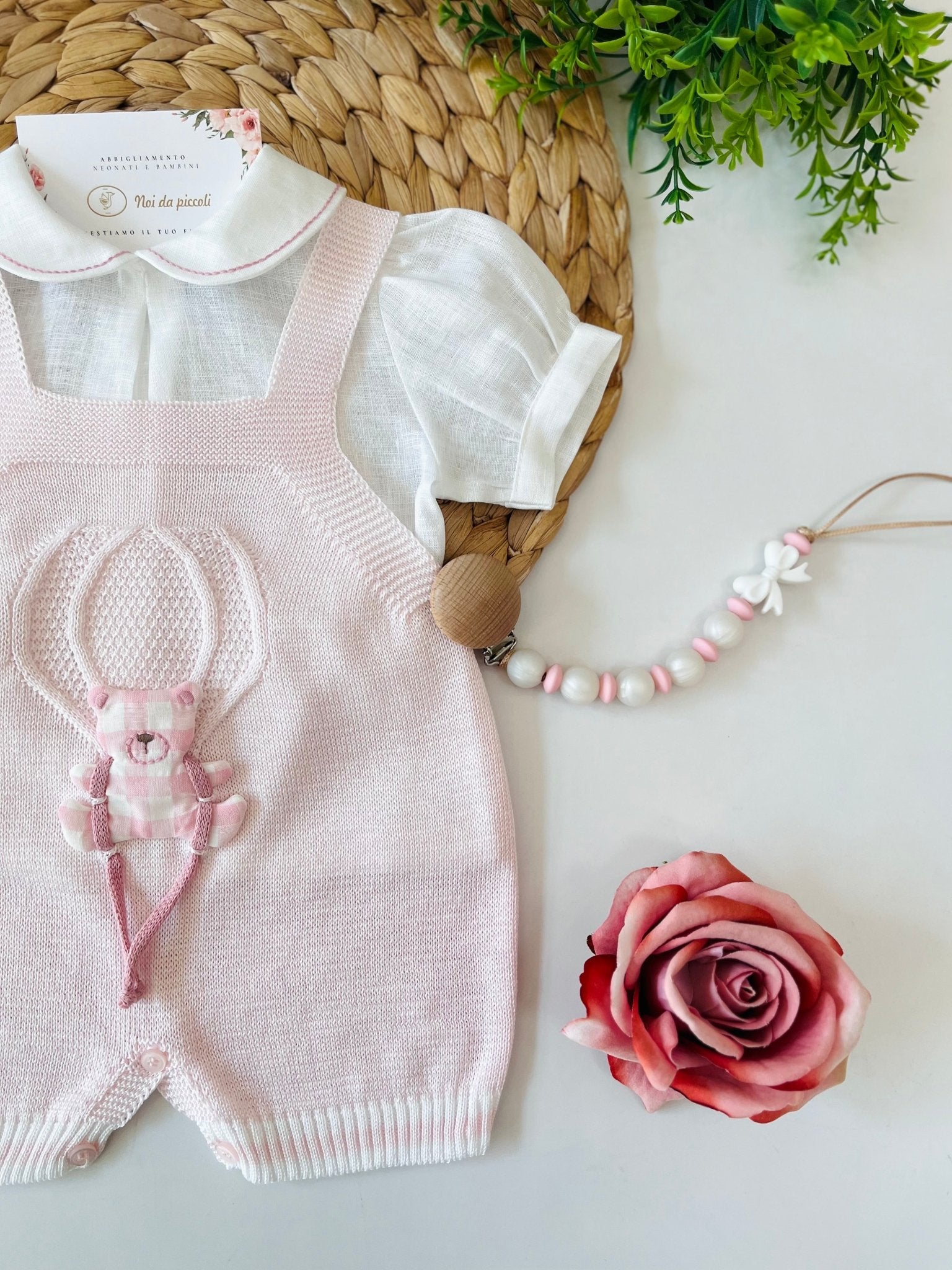 SALOPETTE 100 % COTONE MONGOLFIERA - Noi da piccoli