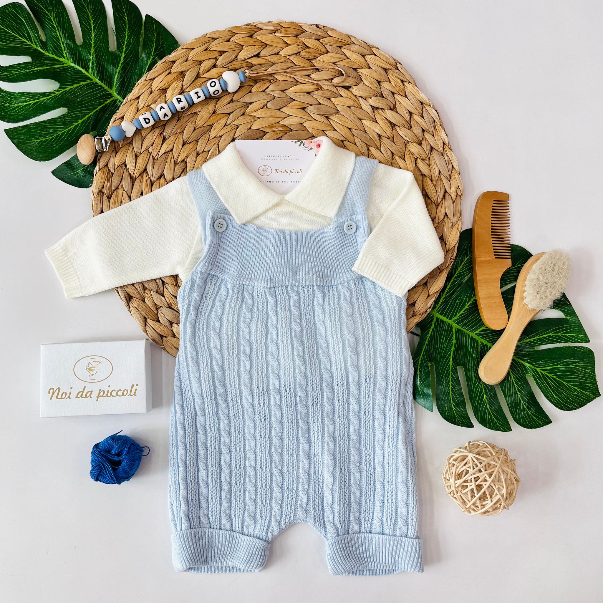 SALOPETTE CIELO E PANNA FILATO CALDO - Noi da piccoli