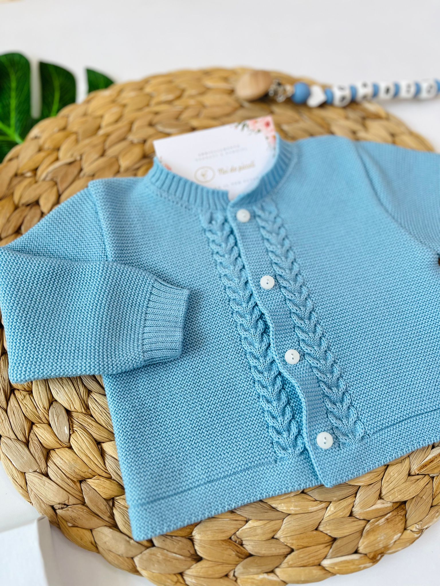 SALOPETTE CON BABBUCCE 100% LANA AZZURRO PUGLIA CAMMELLO - Noi da piccoli