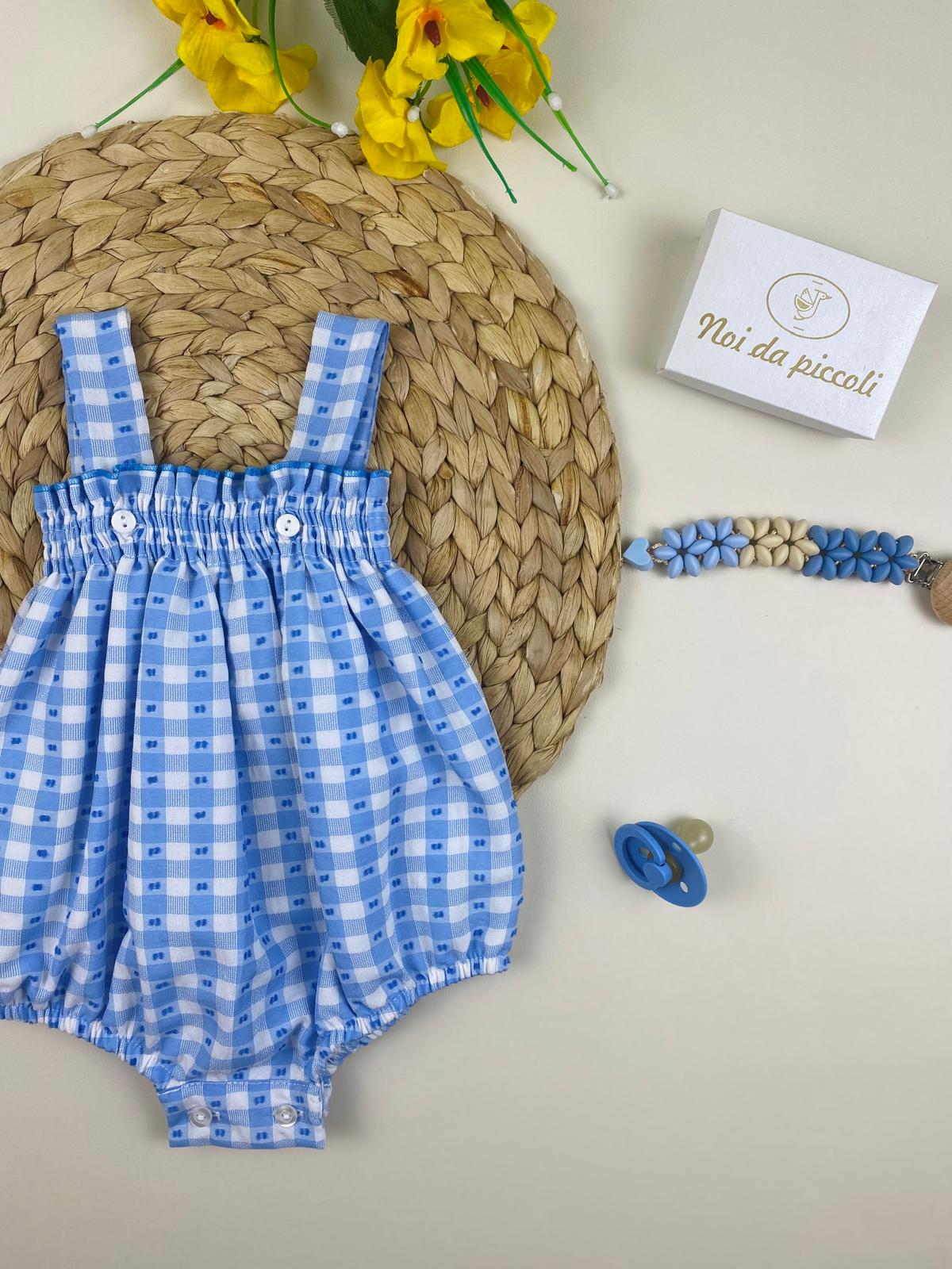 SALOPETTE Cotone Bianco - Noi da piccoli