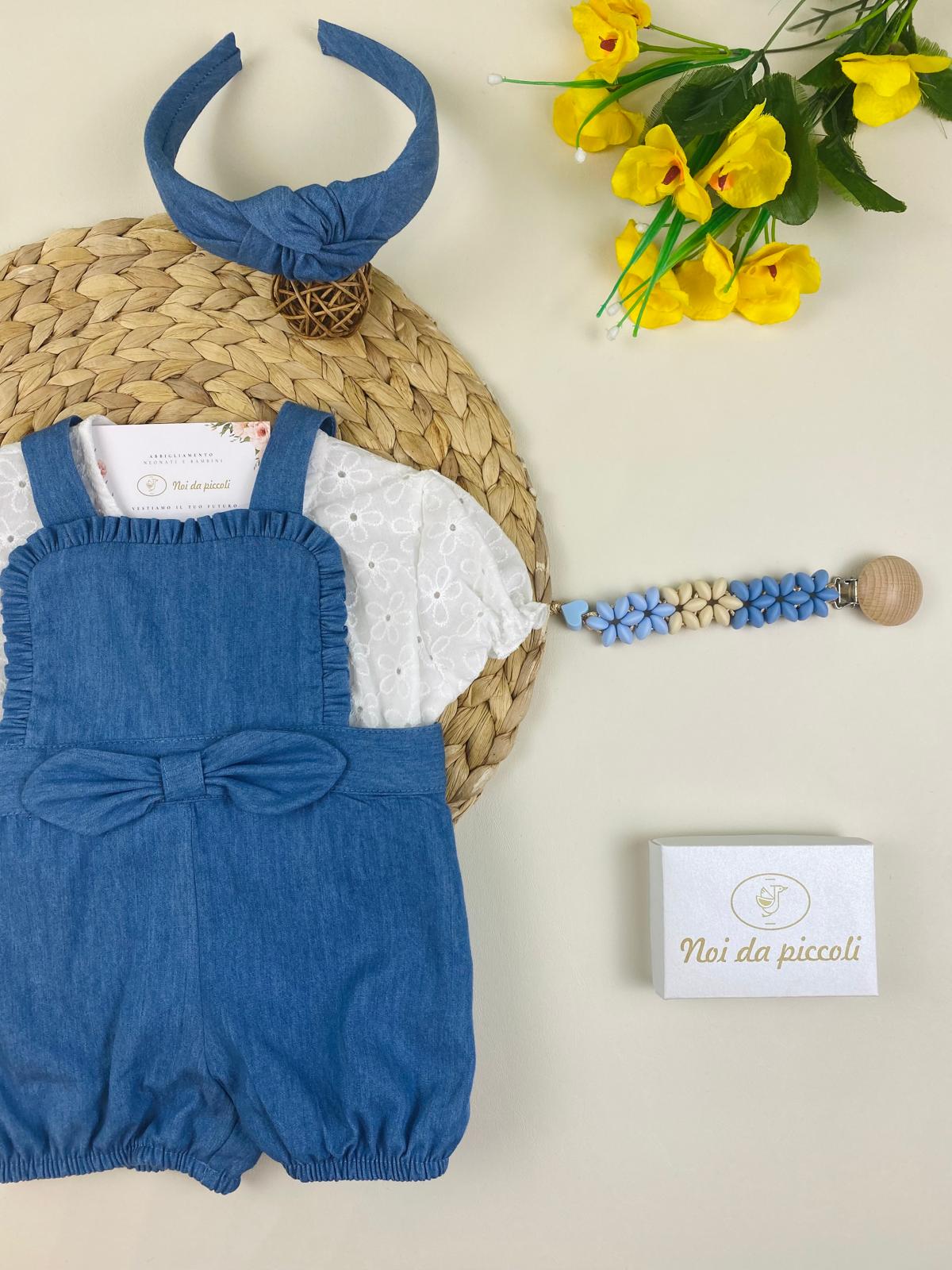 SALOPETTE Cotone Blu - Noi da piccoli