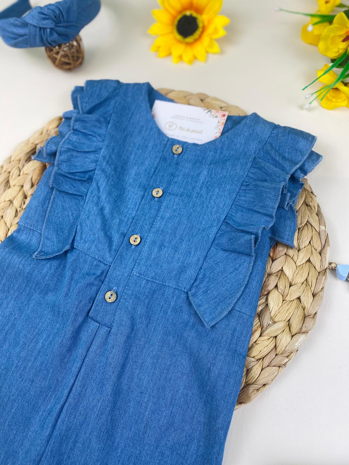 SALOPETTE Cotone Blu - Noi da piccoli