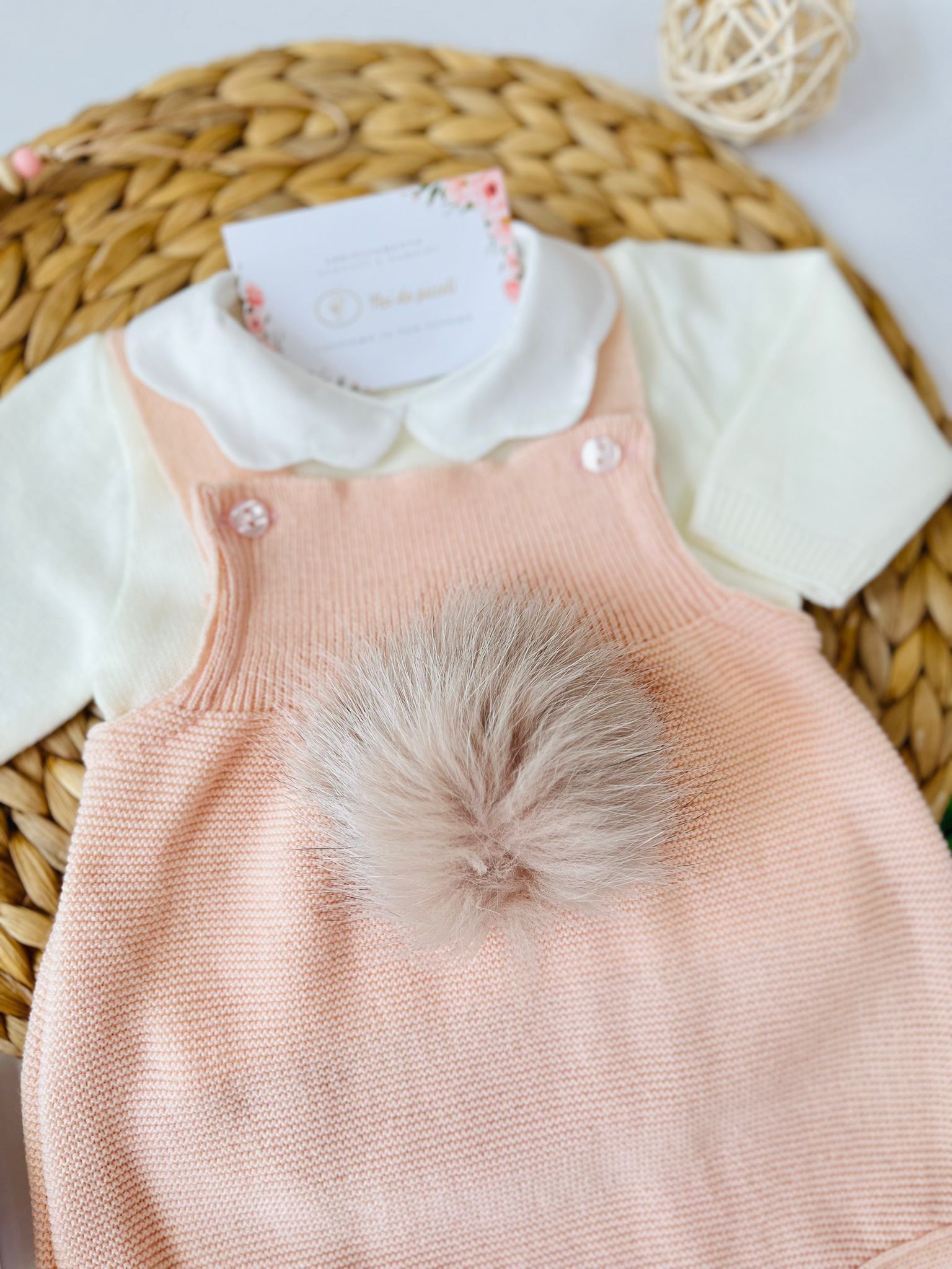 SALOPETTE FILATO CALDO CIPRA PEACH - Noi da piccoli