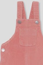 SALOPETTE IN VELLUTINO A COSTINE ROSA - Noi da piccoli