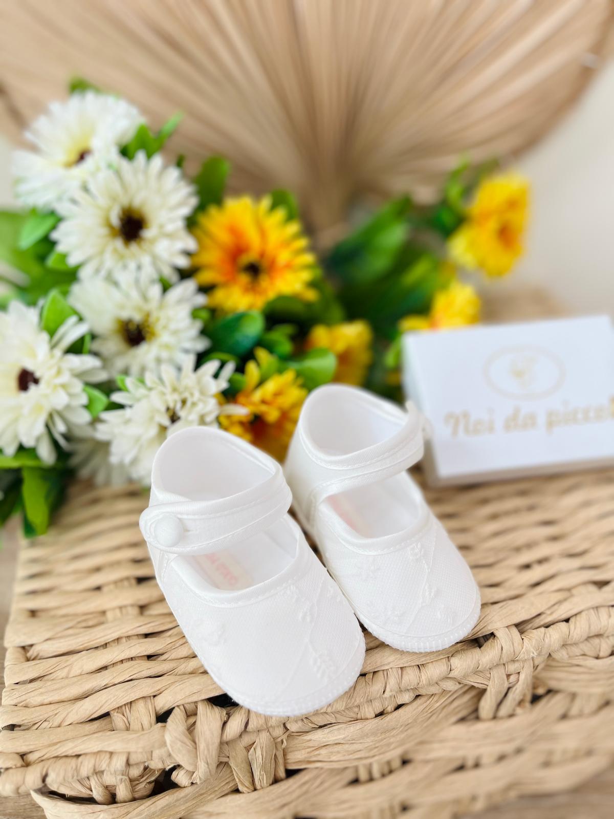 SCARPA BAMBOLINA CAROL BIANCO - Noi da piccoli