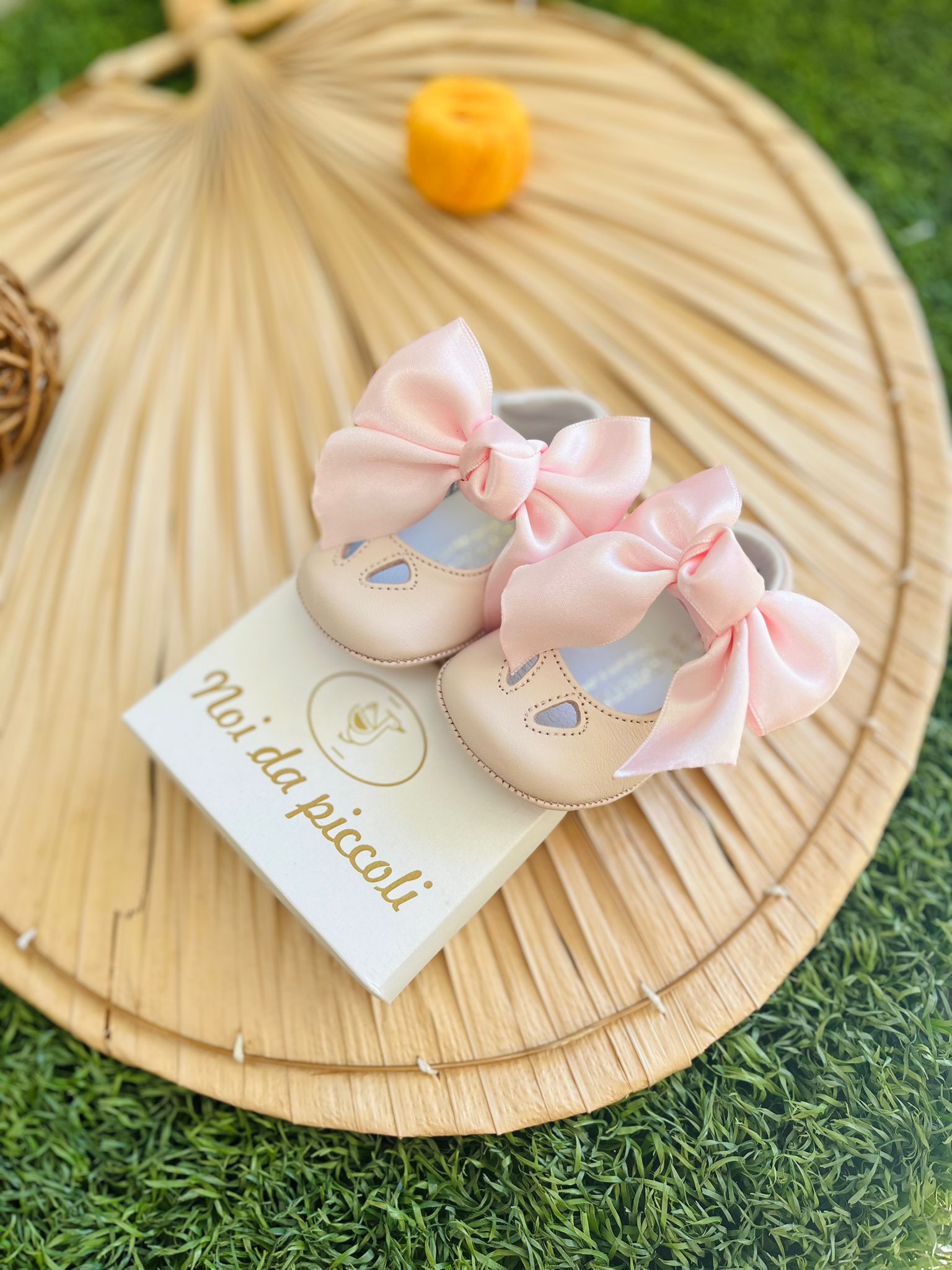 SCARPA CON FIOCCO NAPA BABY Rosa - Noi da piccoli