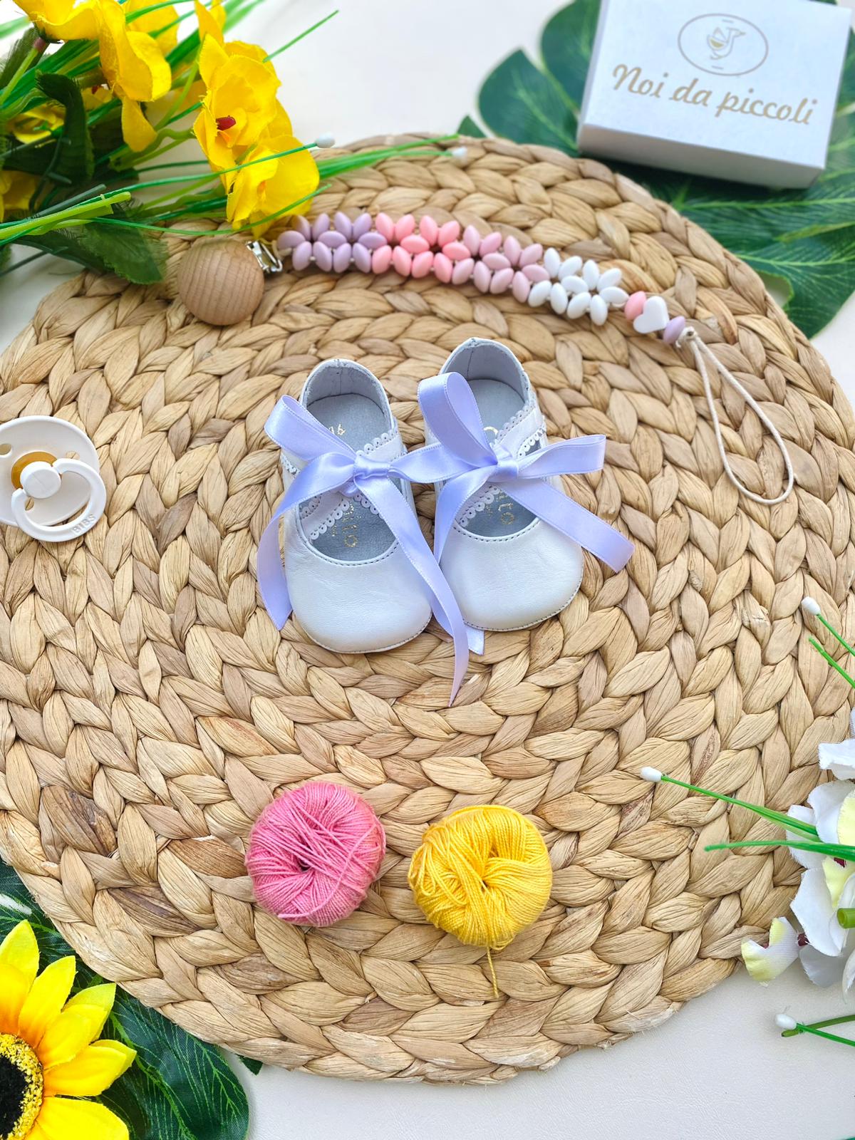 SCARPA CULLA NACARADO BLANCO PERLATO - Noi da piccoli