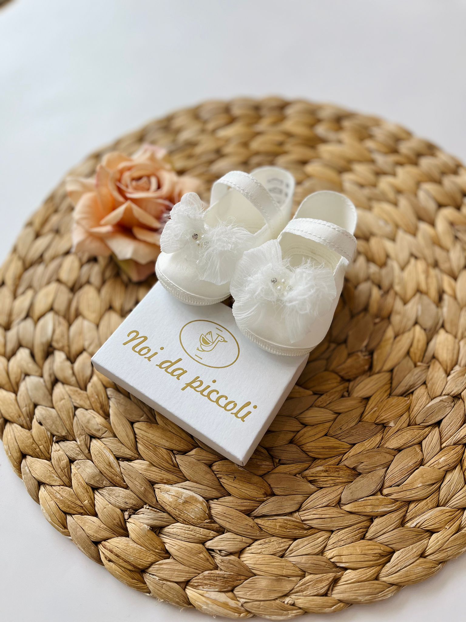 SCARPA CULLA TESSUTO BIANCO KAMI - Noi da piccoli