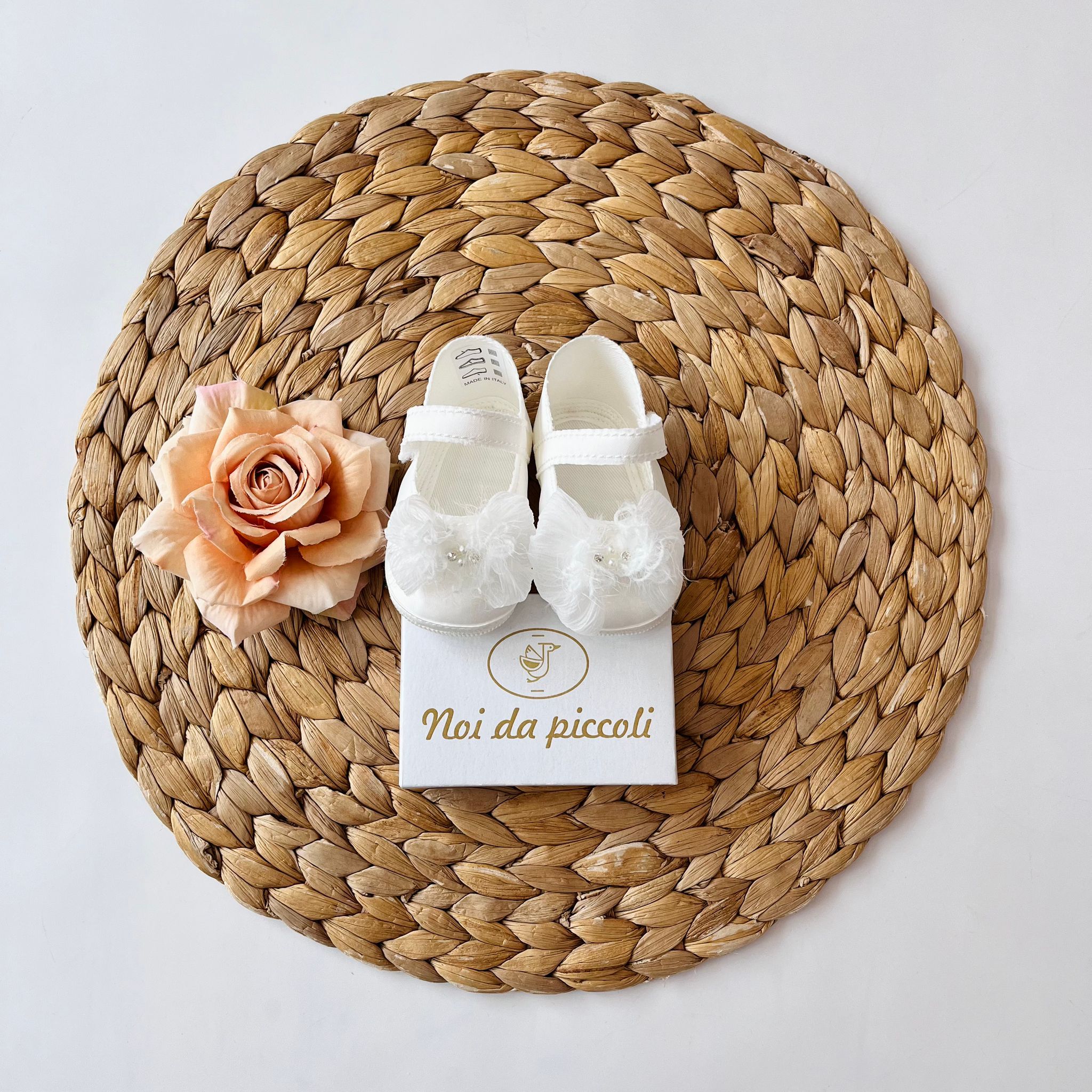 SCARPA CULLA TESSUTO BIANCO KAMI - Noi da piccoli