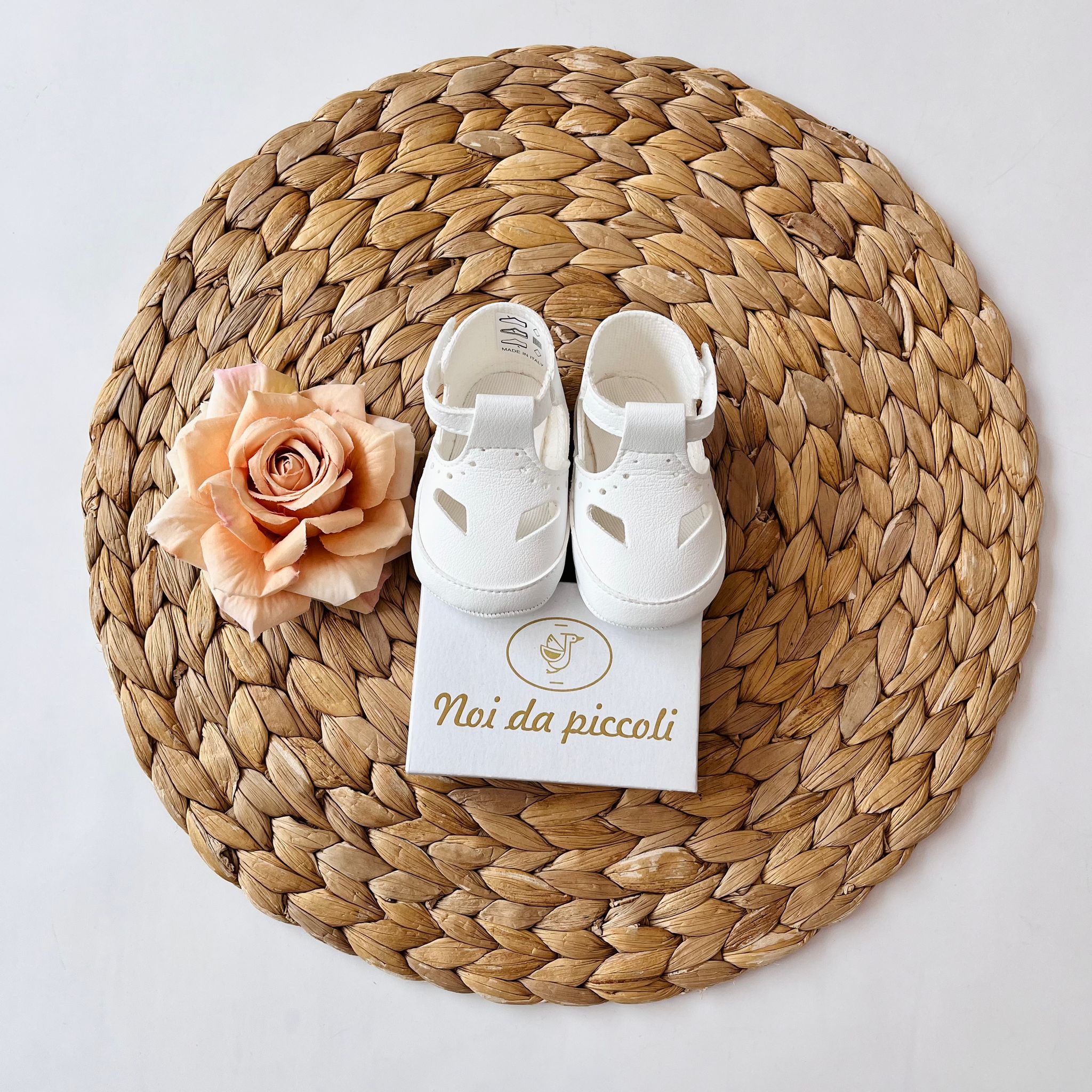 SCARPA CULLA TESSUTO BIANCO KIM - Noi da piccoli