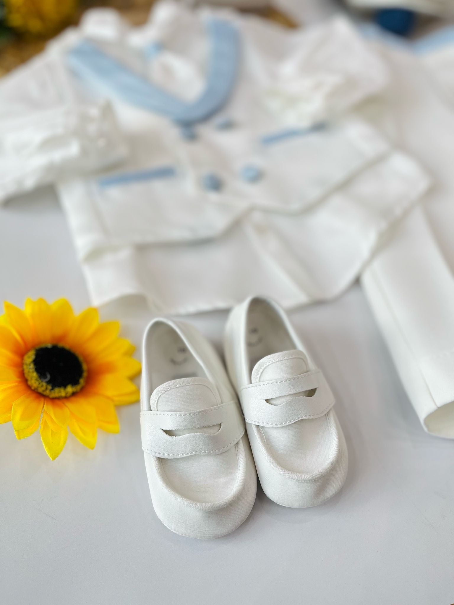 SCARPA MOCASSINO Bianco - Noi da piccoli