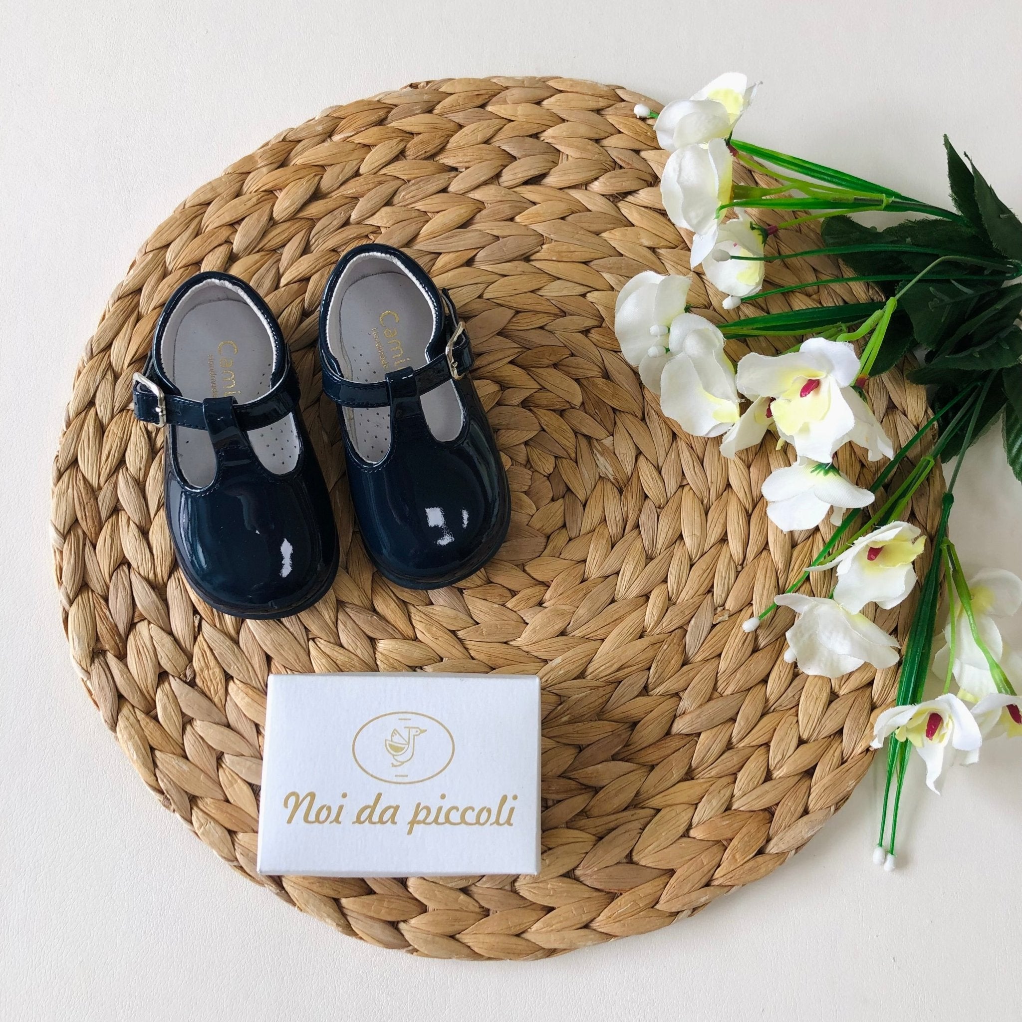 SCARPA PRIMI PASSI PIEL CHAROL NAVI - Noi da piccoli