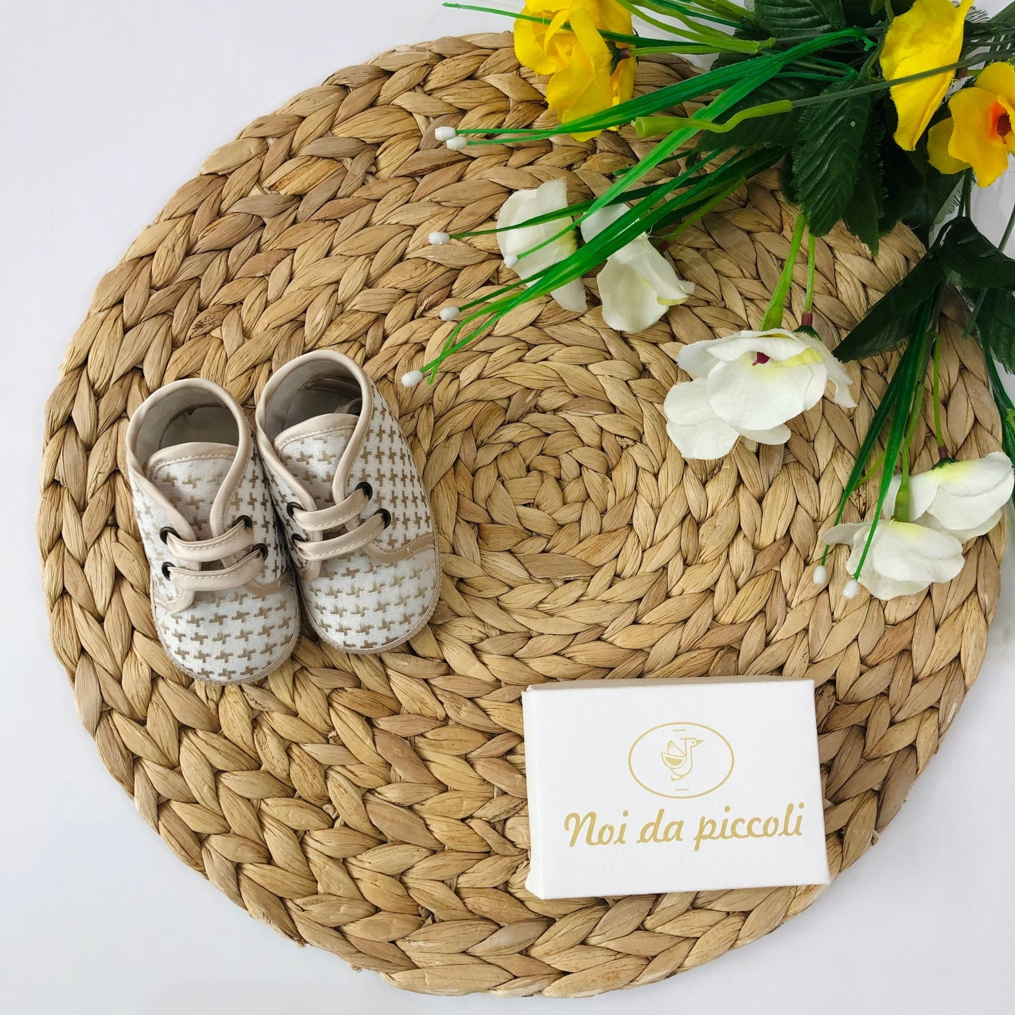 SCARPA TESSUTO VICKY BEIGE - Noi da piccoli