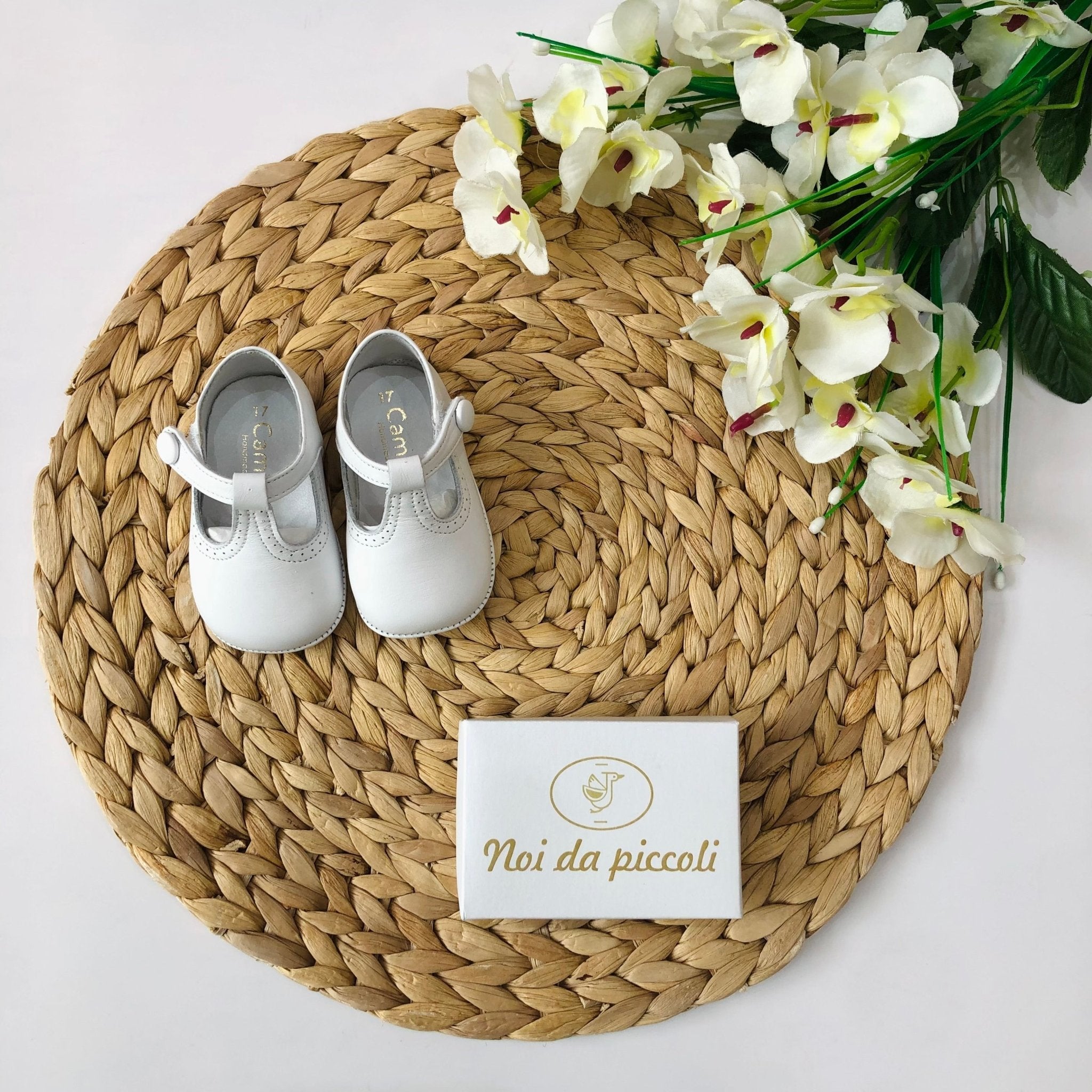 SCARPINA CALF BLANCO - Noi da piccoli
