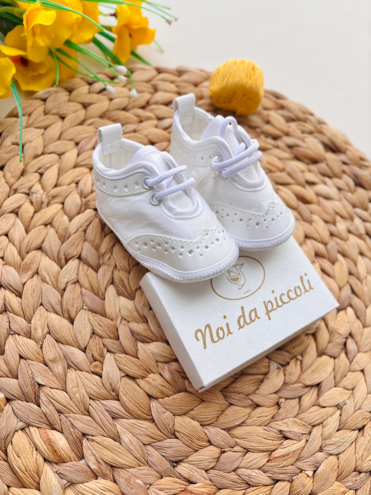 SCARPINE CERIMONIALI BIANCO - Noi da piccoli