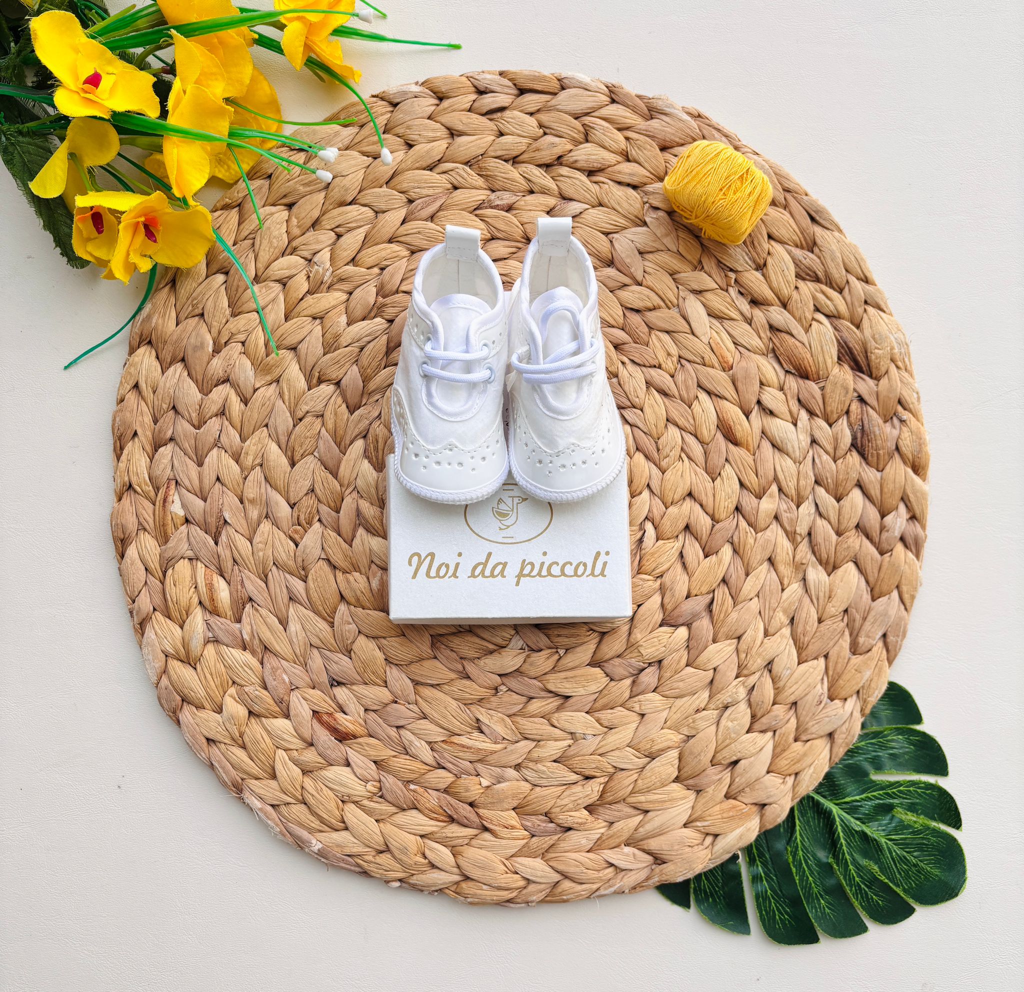 SCARPINE CERIMONIALI BIANCO - Noi da piccoli