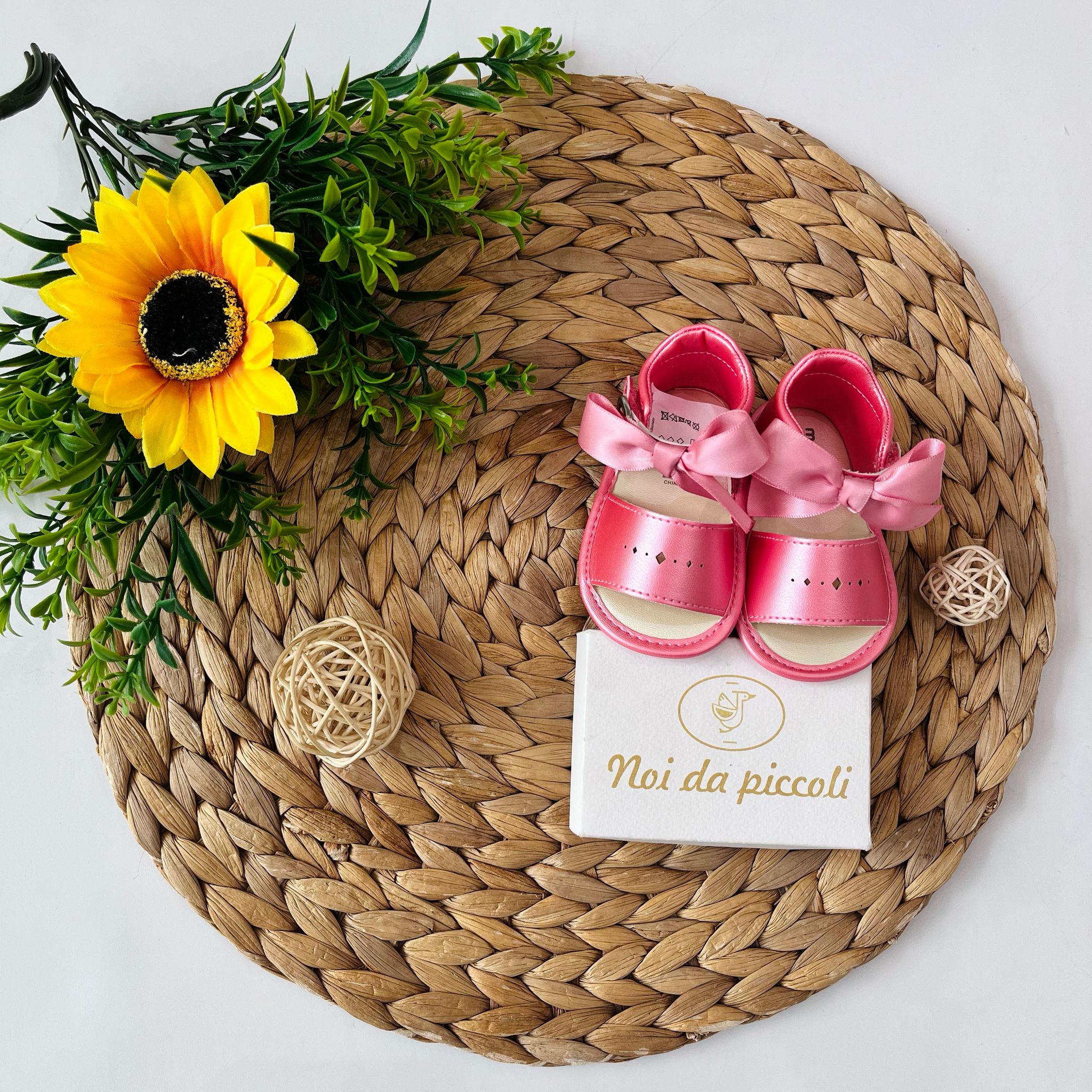 SCARPINE Cotone Rosa - Noi da piccoli