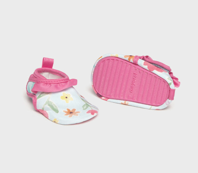 SCARPINE MARE CON FIORELLINI ROSA - Noi da piccoli