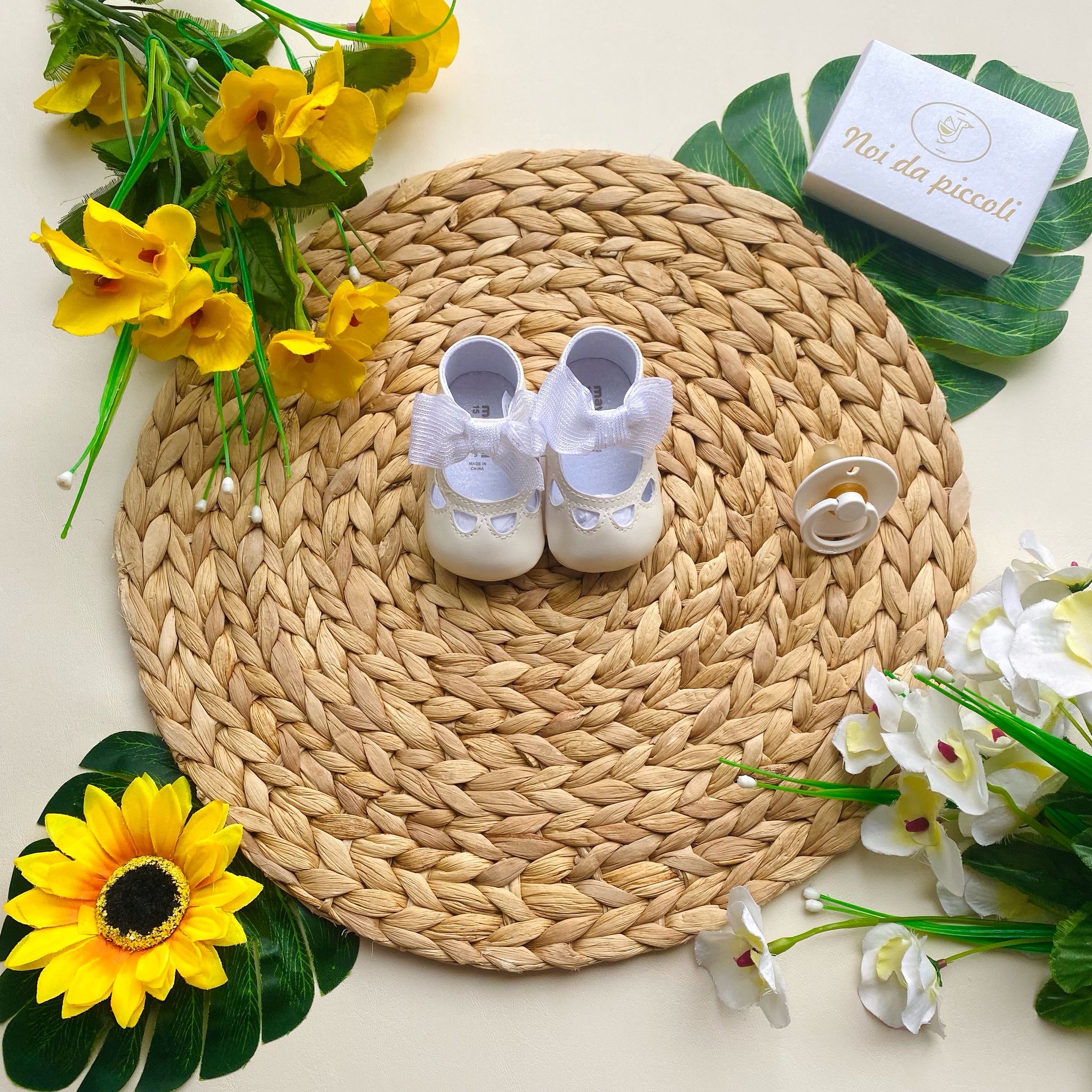 SCARPINE PANNA CON FIOCCHETTINI CENTRALI - Noi da piccoli