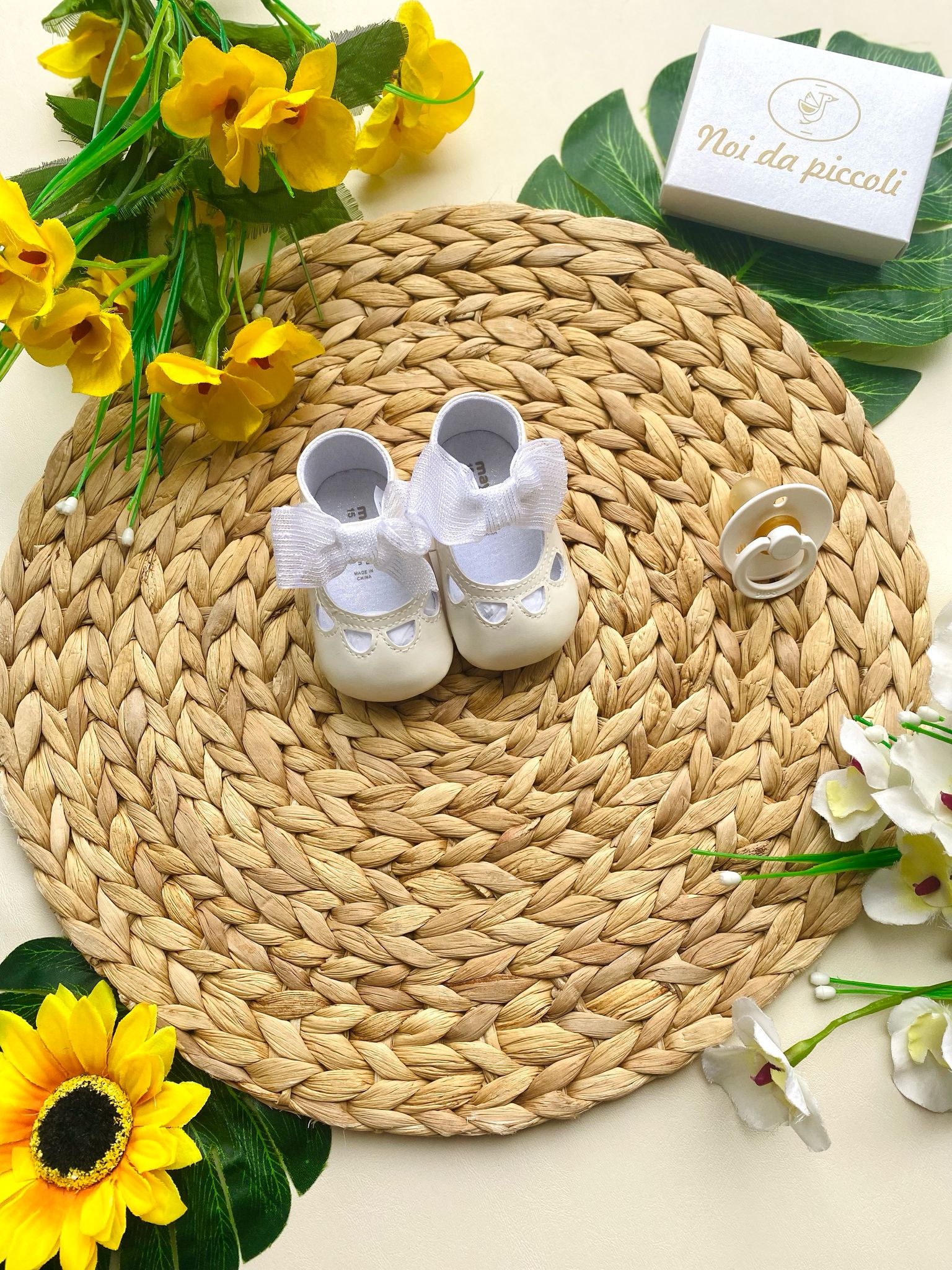 SCARPINE PANNA CON FIOCCHETTINI CENTRALI - Noi da piccoli