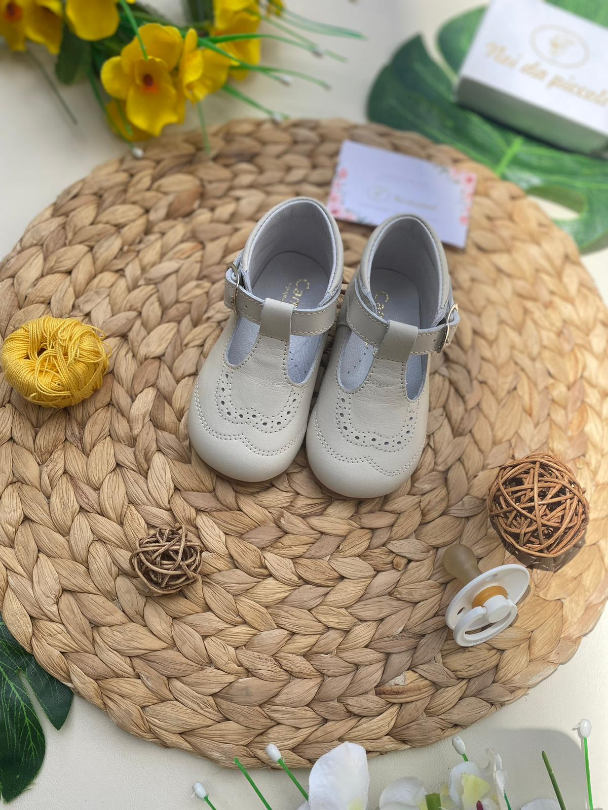 SCARPINE PRIMO PASSO CREMA CON PUNTINI - Noi da piccoli