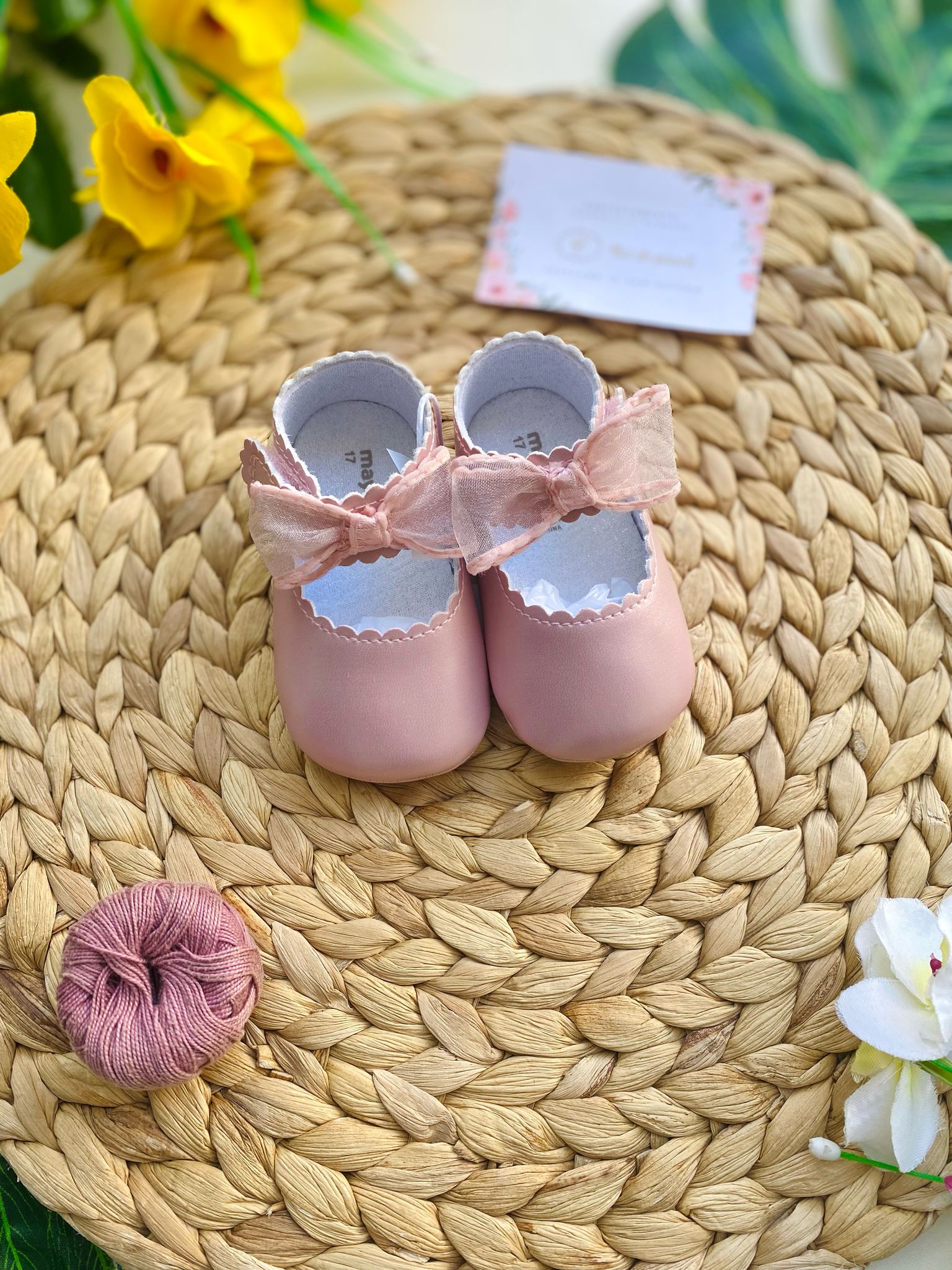 SCARPINE ROSA CON FIOCCHETTINI - Noi da piccoli