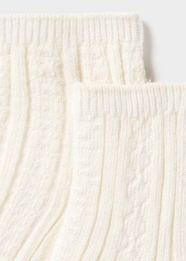 SET 2 PAIA DI CALZINI CRUDO - Noi da piccoli