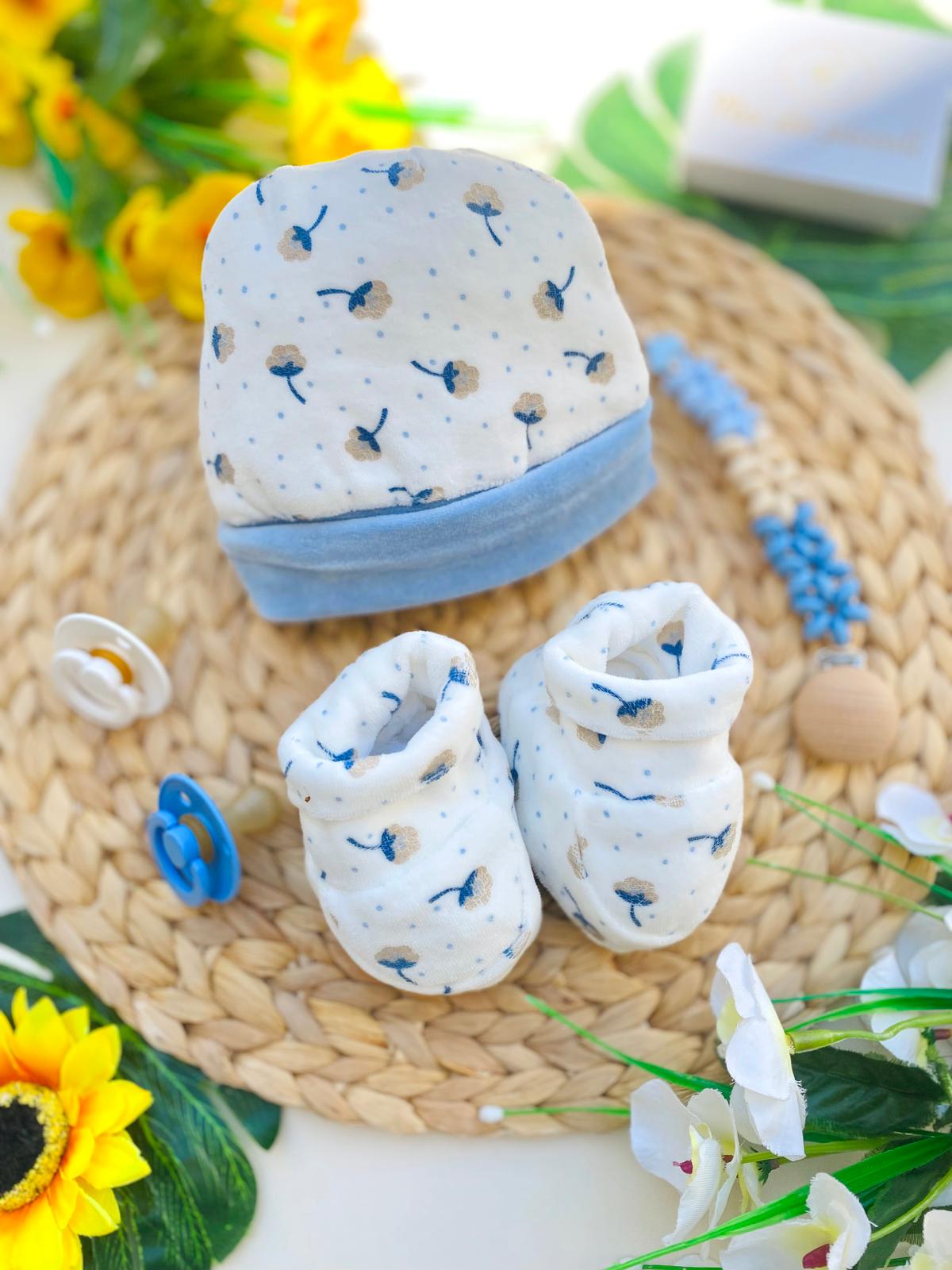 SET 2 PZ CINIGLIA BIANCO - CIELO CON DISEGNINI - Noi da piccoli