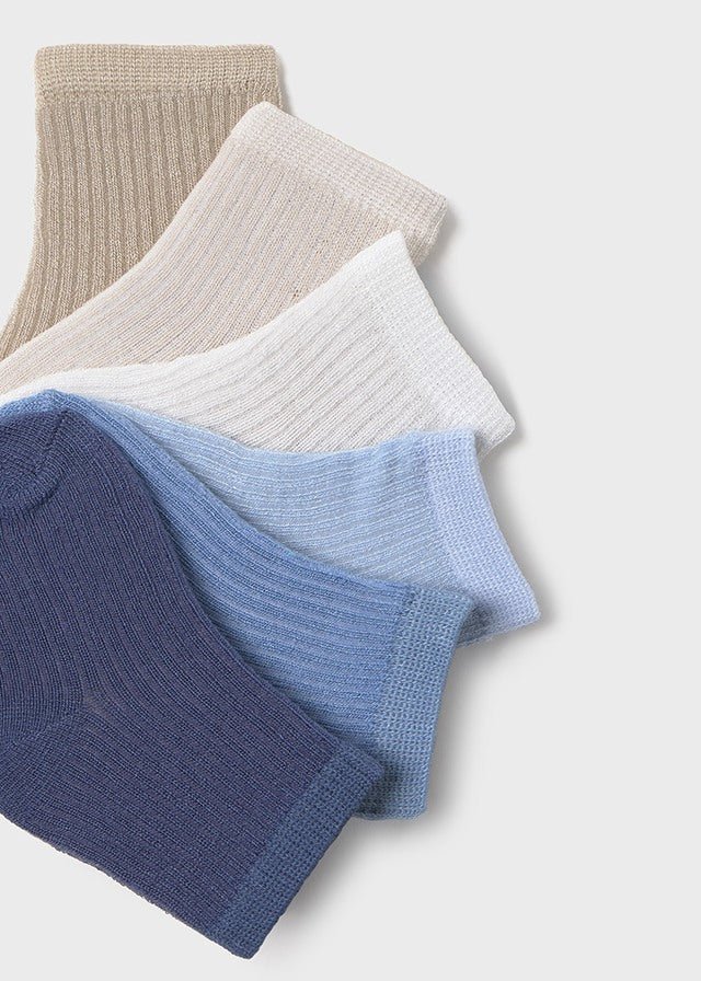 SET 6 PAIA DI CALZINI BLU - Noi da piccoli