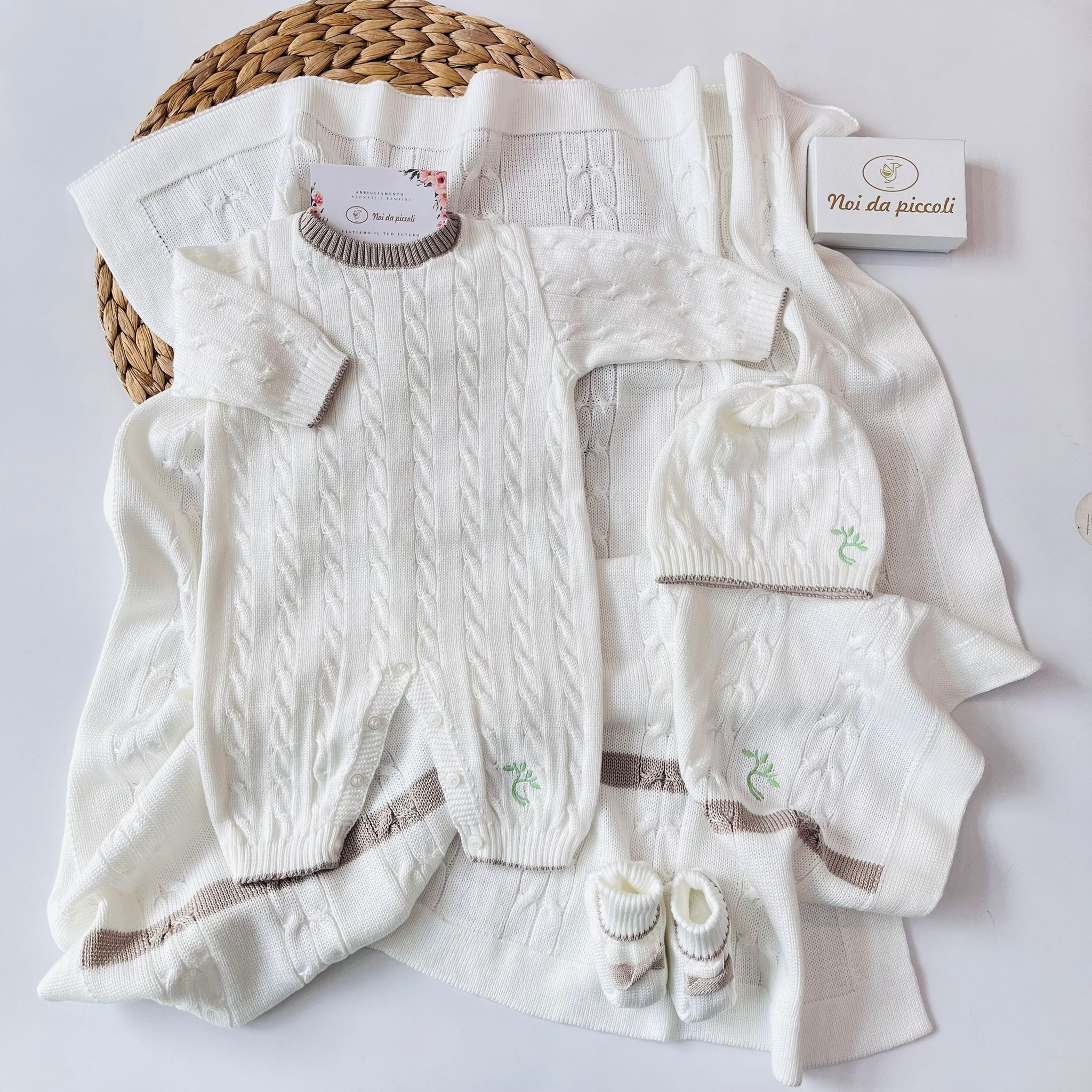 SET COORDINATO RADICI VANIGLIA - Noi da piccoli