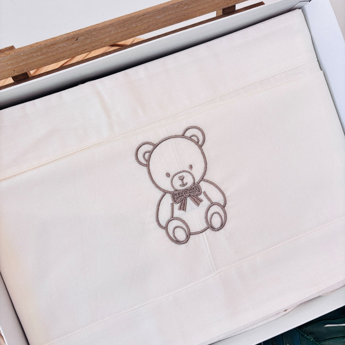 set lenzuola 100 % COTONE PANNA - Noi da piccoli