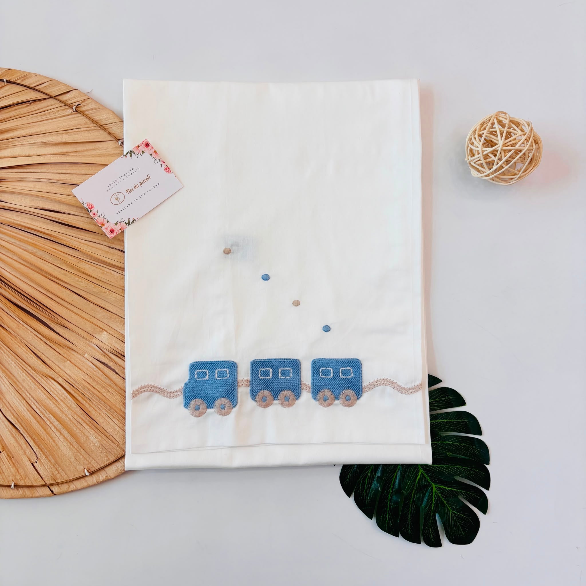 set lenzuola 100 % COTONE PANNA - Noi da piccoli