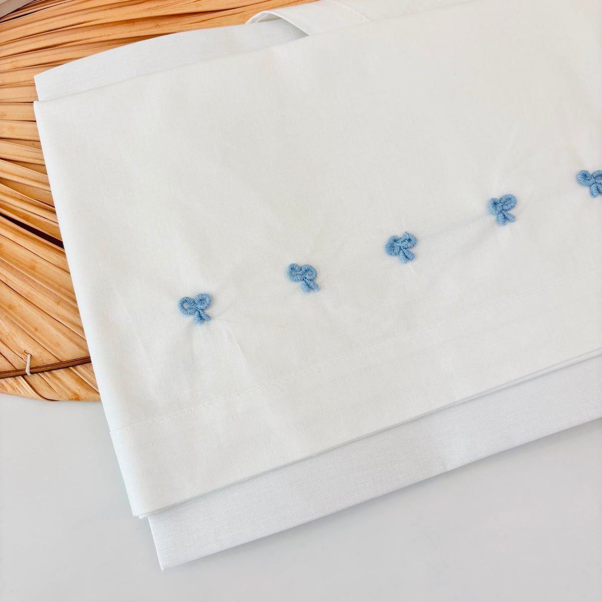 Set Lenzuola 100% Cotone Panna Cielo Bebe' Margo' - Noi da piccoli