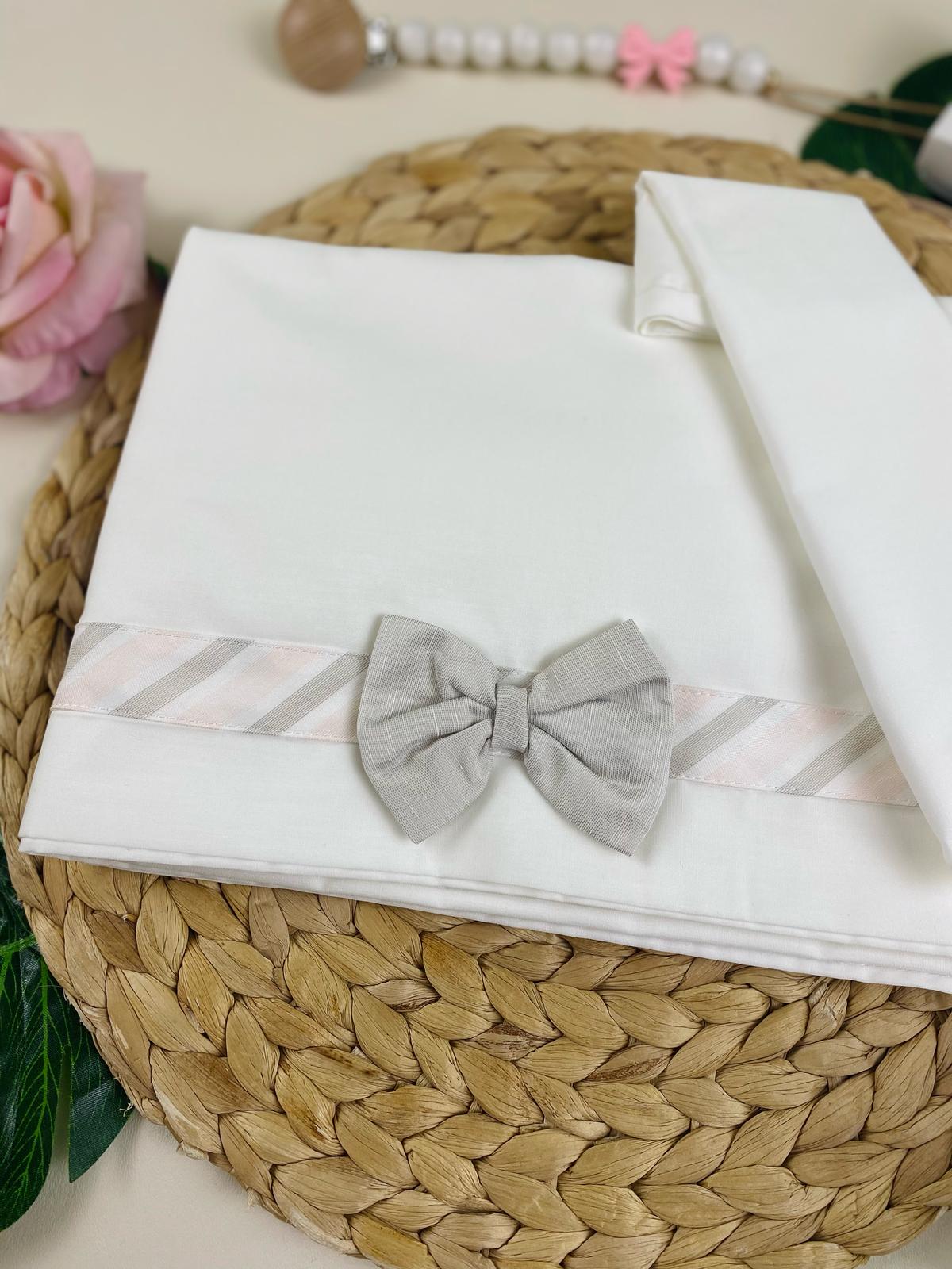 set lenzuola Cotone Bianco - Noi da piccoli