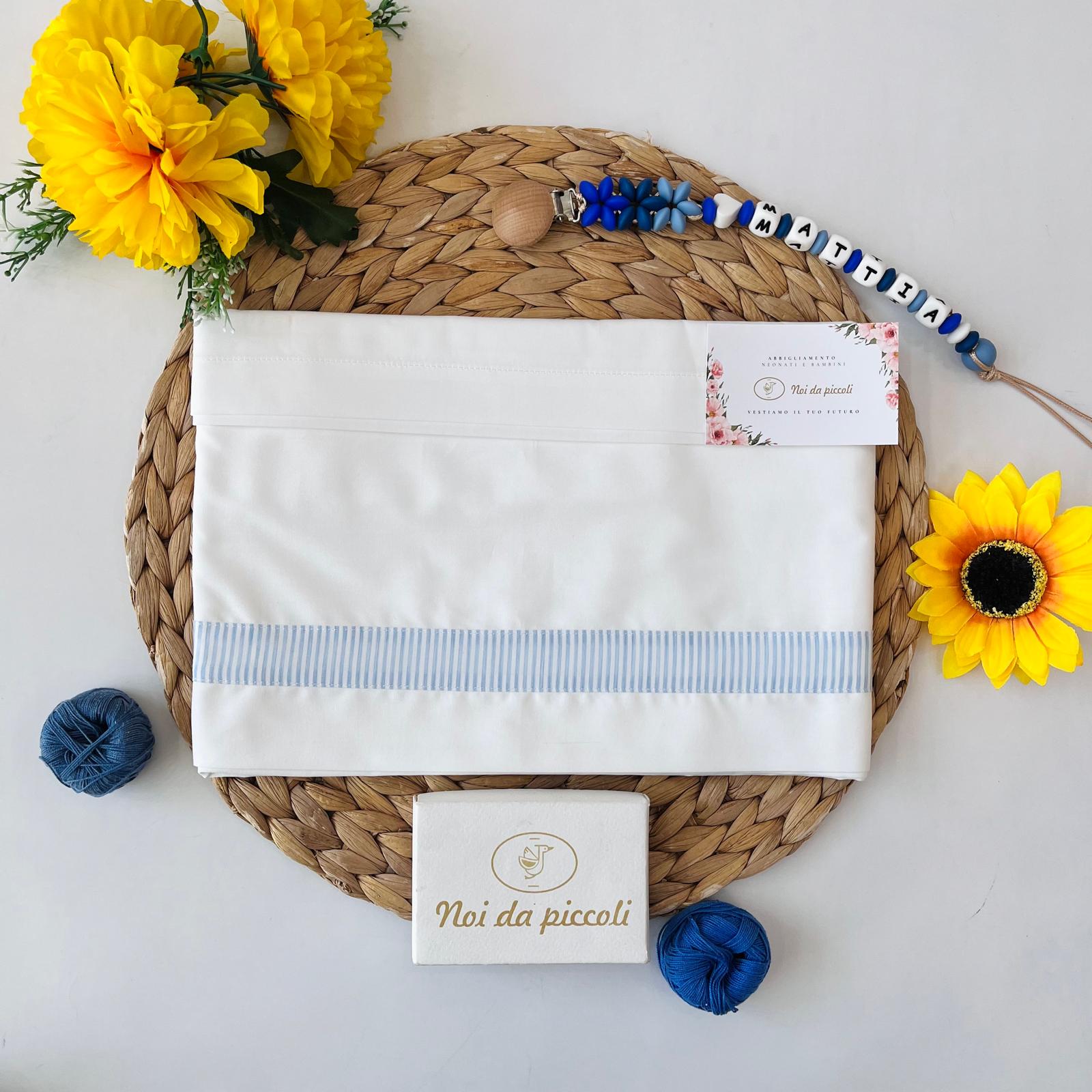 set lenzuola Cotone Bianco - Noi da piccoli