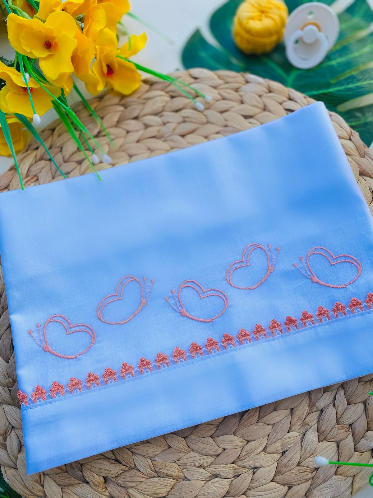 set lenzuolino 100 % COTONE Rosa - Noi da piccoli