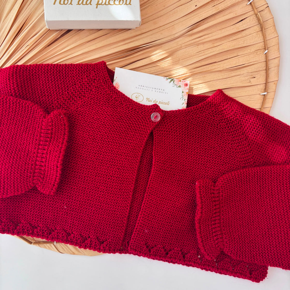 Golfino Filato Caldo Rosso Sardon - dettaglio 1