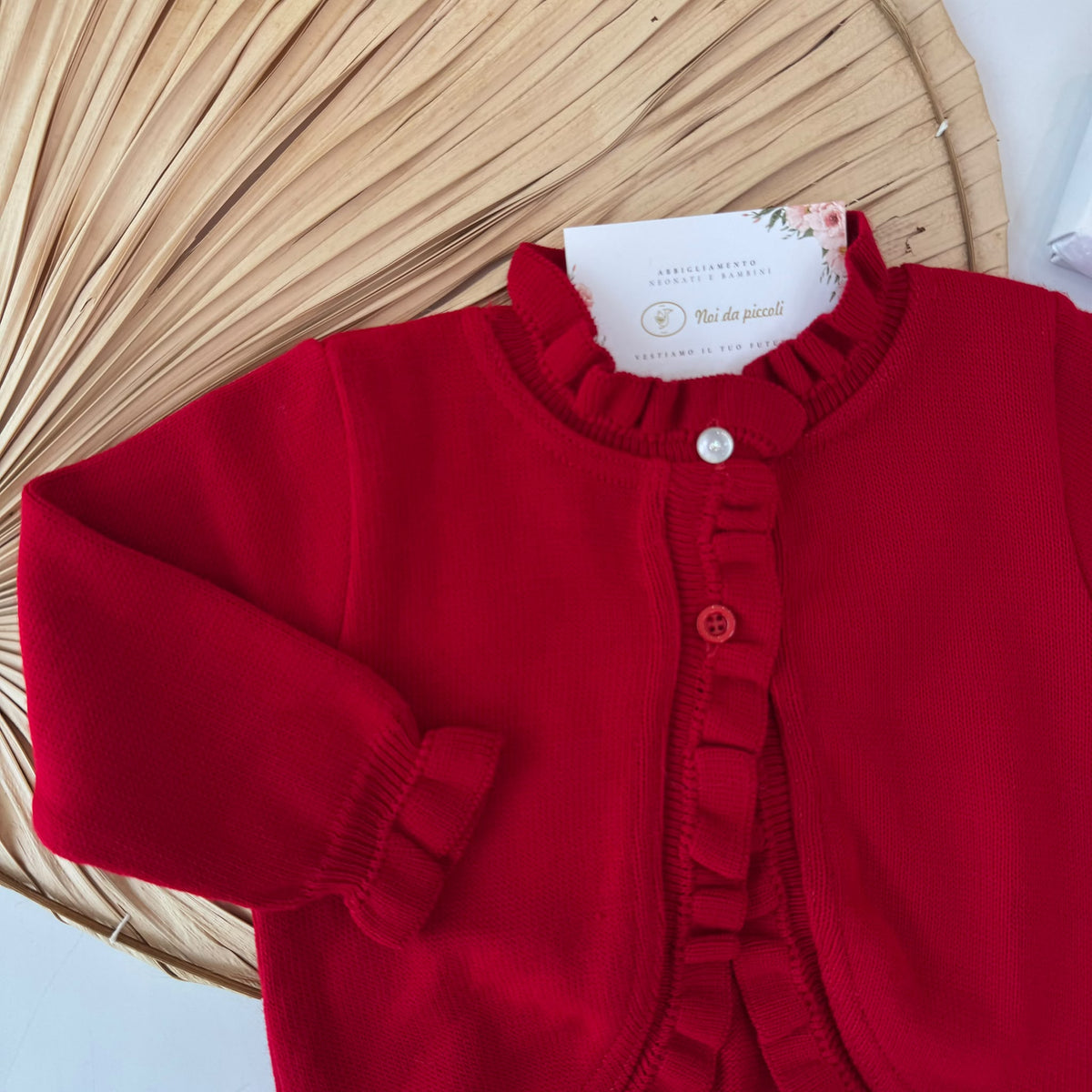 GOLFINO IN FILATO CALDO ROSSO